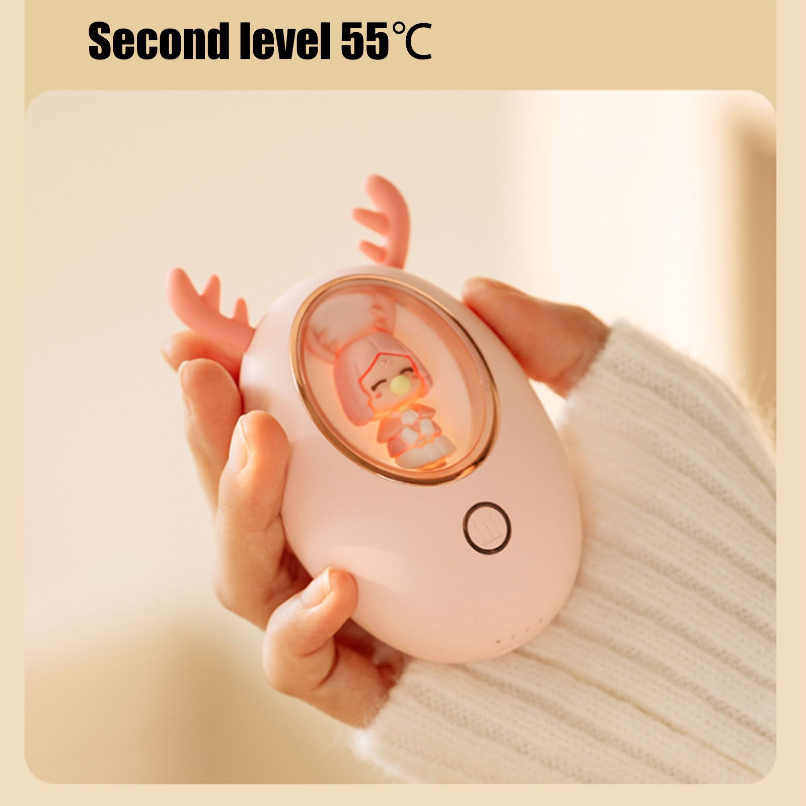 Rechargeable Hand Warmer USB 3000mAh Portable Electric Hand Warmer Power Bank view 15
