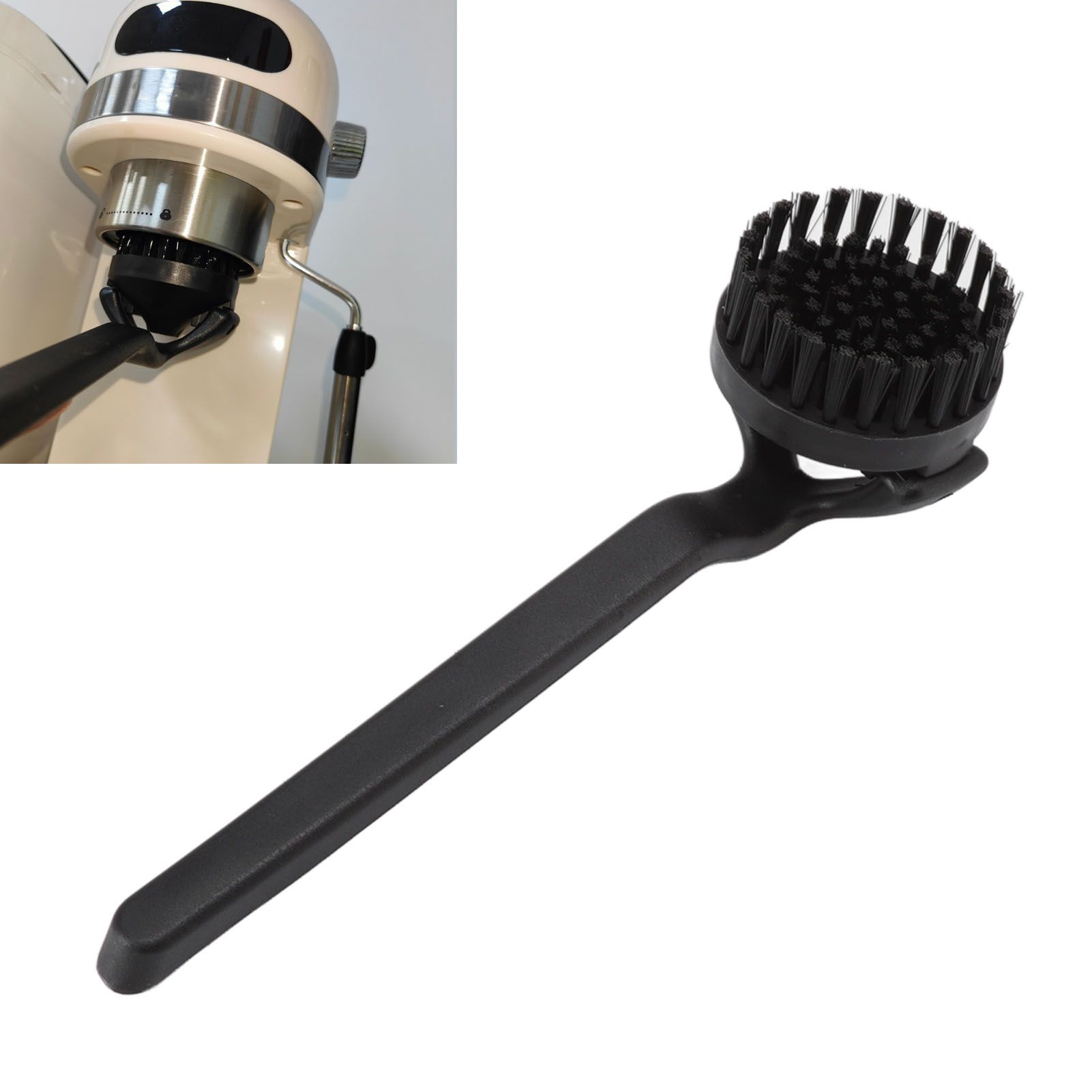 Coffee Machine Brewing Head Brush ABS Detachable Round Coffee Grinder Cleaning view 11