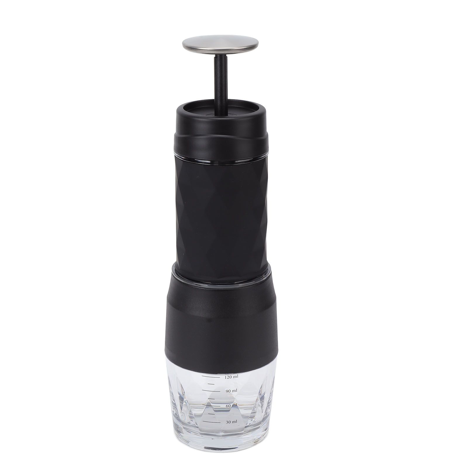 Maual Hand Coffee Maker Portable Travel Coffee Machine Compatible Ground view 2