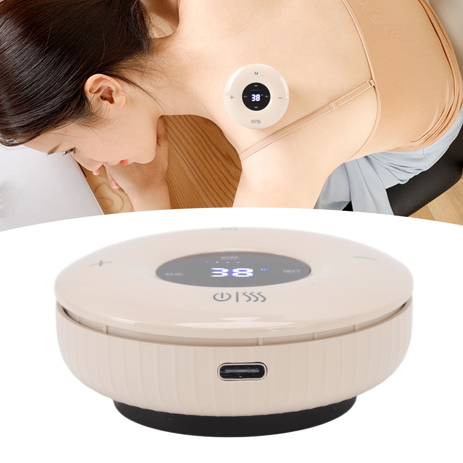 Electric Gua Sha Scrapping Massager USB Charging Multi Function Physical Gua view 11