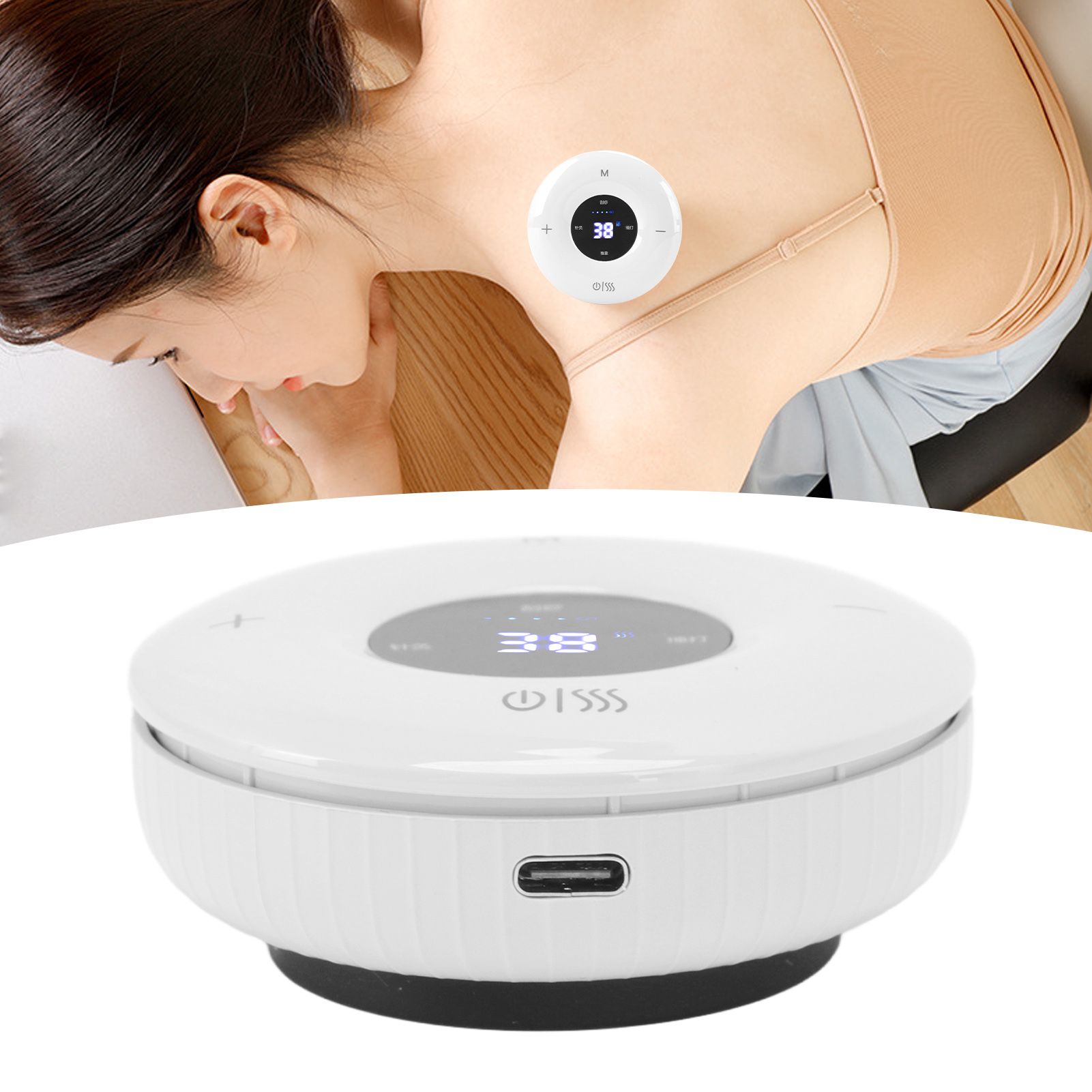 Electric Gua Sha Scrapping Massager USB Charging Multi Function Physical Gua view 11