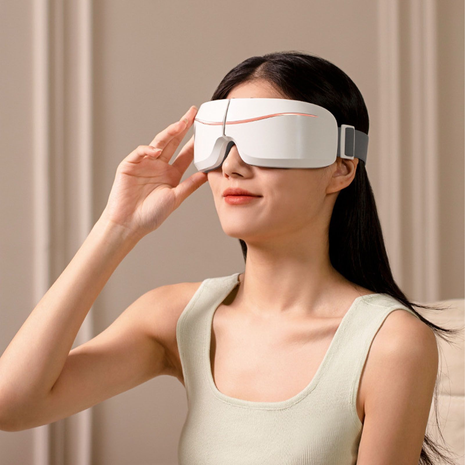 Eye Massager Smart Bluetooth Heating Vibration USB Charging Eye Massage view 10