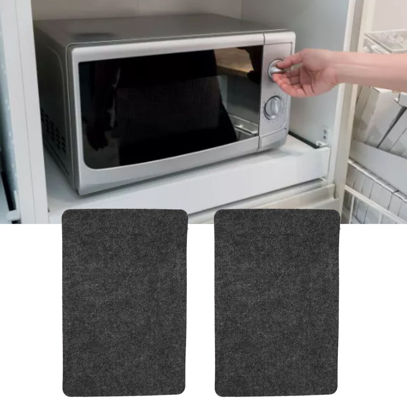 2Pcs Heat Resistant Mat Washable Free Cutting Heat Insulation Pad On Kitchen view 12