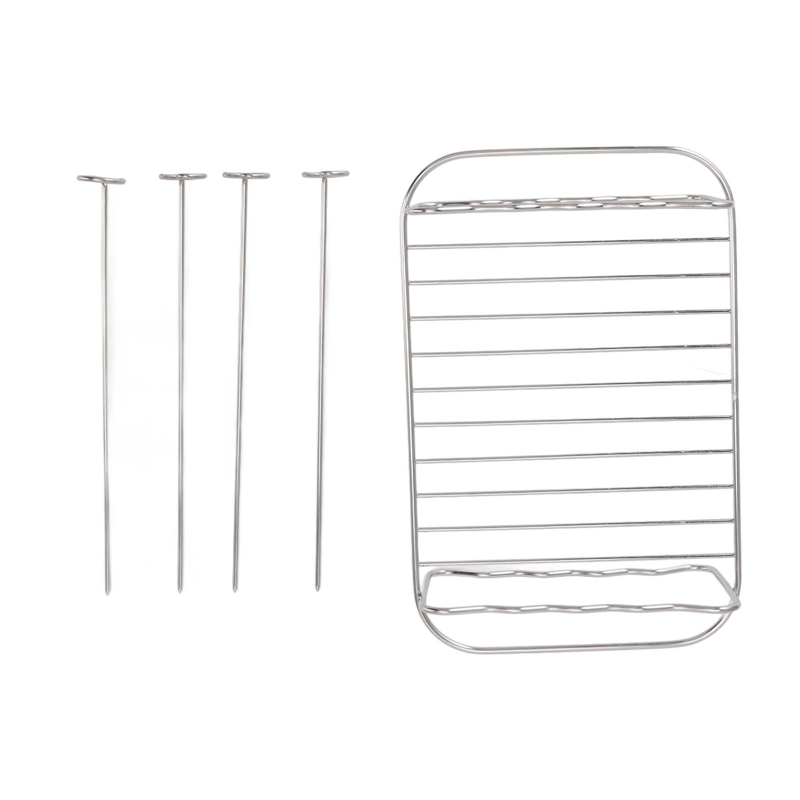 Fryer Rack Stainless Steel Rectangle Double Layer Fryer Accessory for NINJA view 8