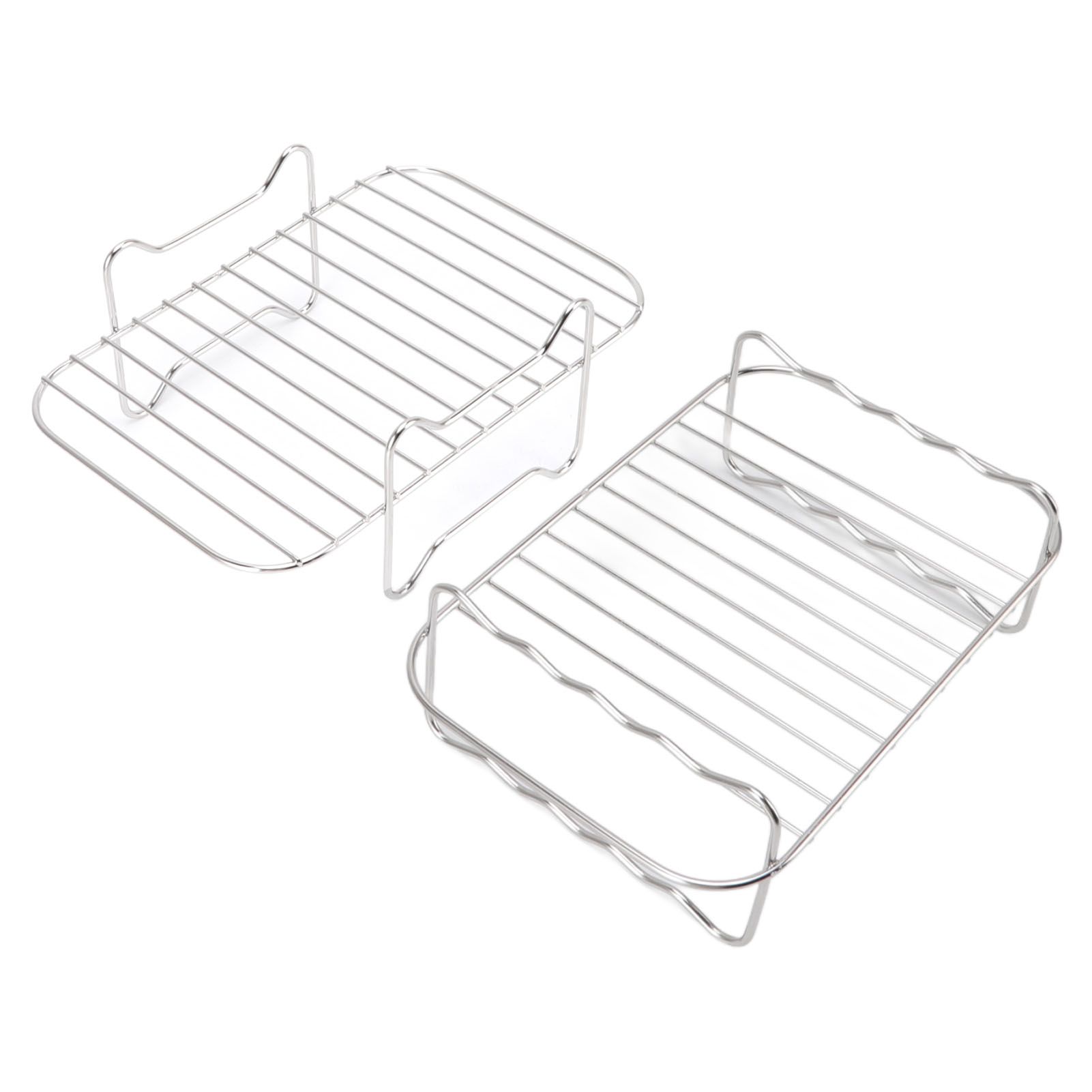 Fryer Rack Stainless Steel Skewer Rack Fryer Steaming Rack with Anti Scalding view 8
