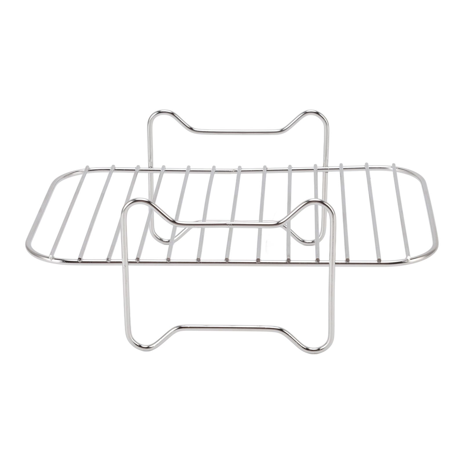 Fryer Rack Grill Dehydrator Rack for Dual Basket for NINJA FOOD 8QT Kitchen view 2