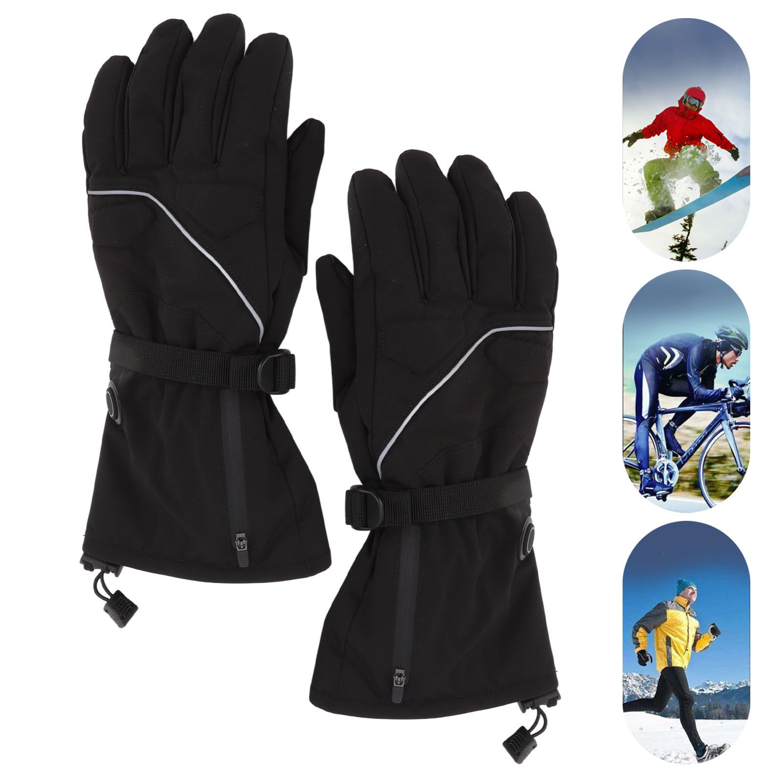 Electric Heated Gloves Battery Powered Heating Thermal Gloves Rechargeable view 11