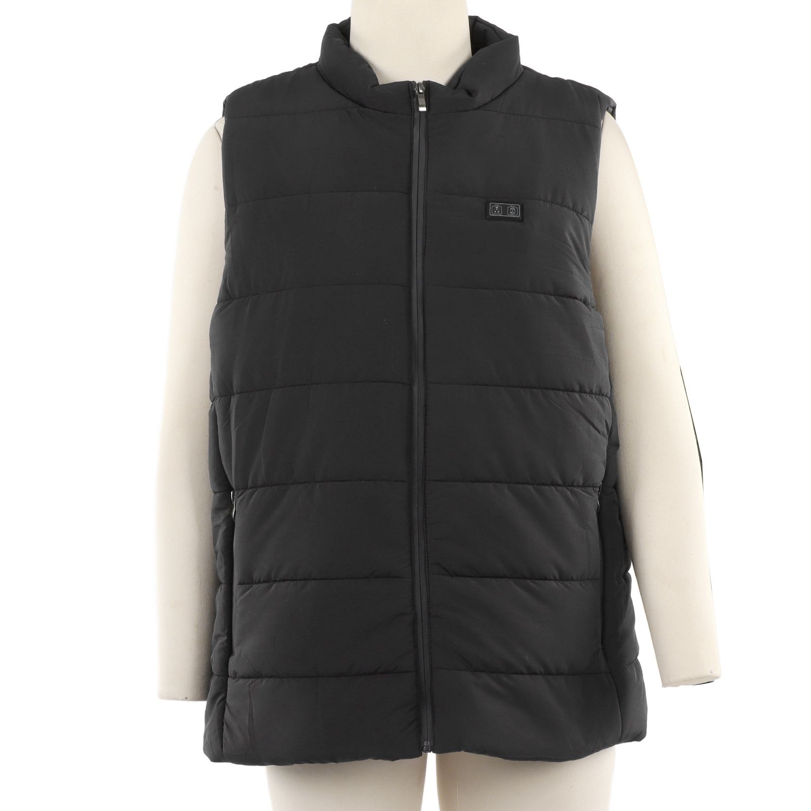 USB Heating Down Vest Dual Control Smart Electric Vest Men Women Winter view 8