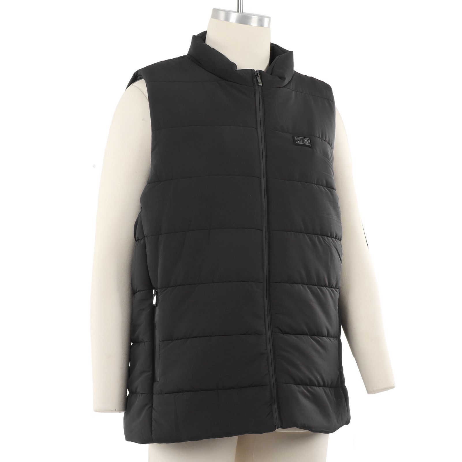 USB Heating Down Vest Dual Control Smart Electric Vest Men Women Winter view 9