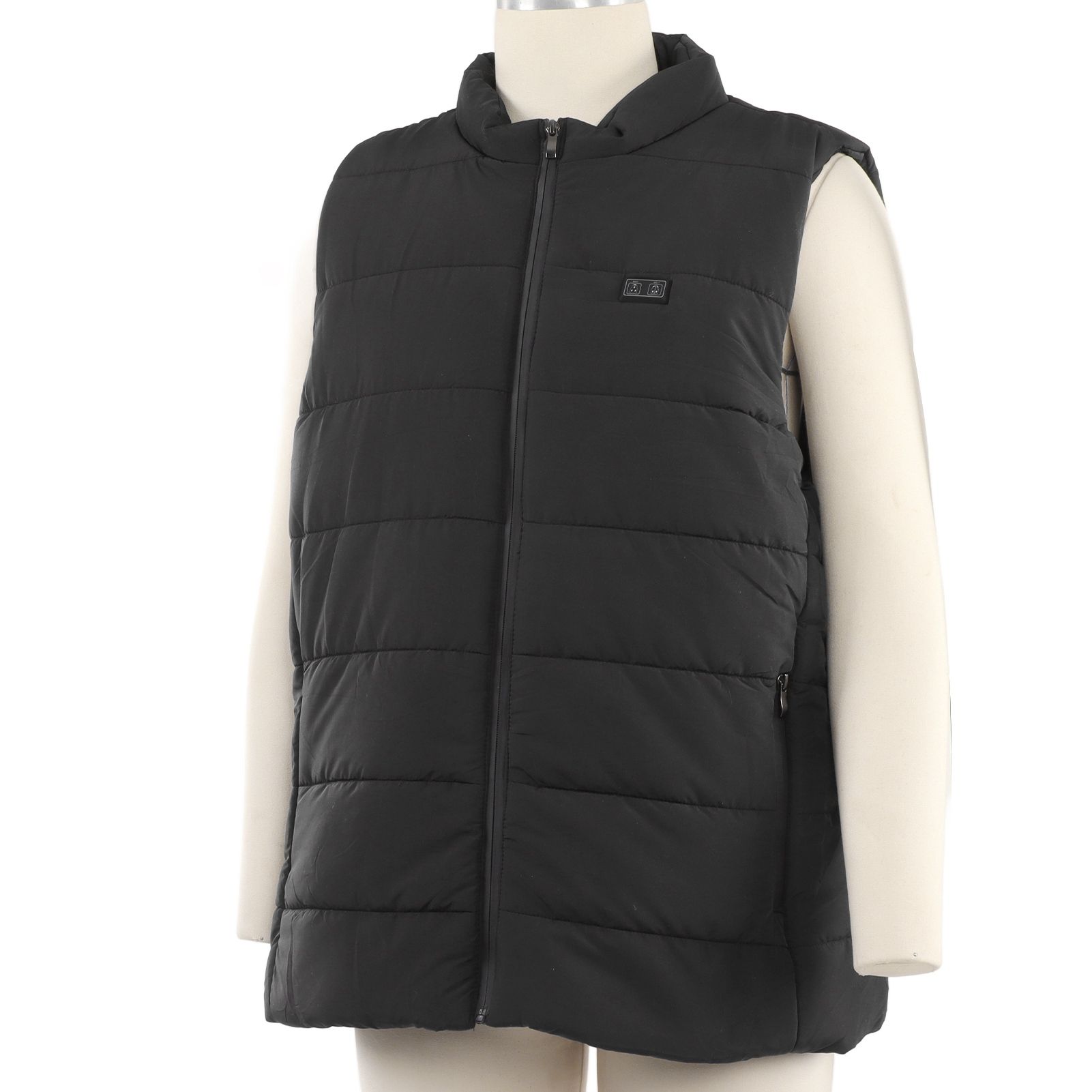 USB Heating Down Vest Dual Control Smart Electric Vest Men Women Winter view 10