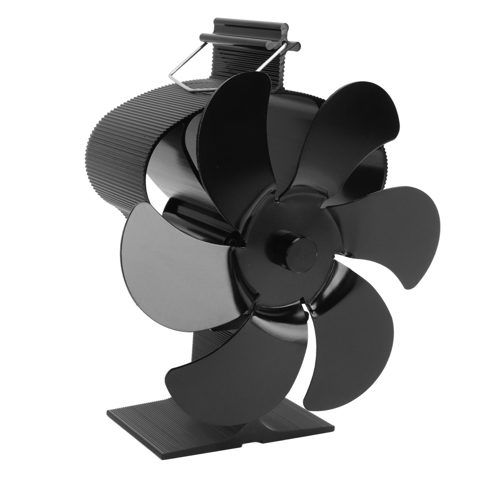6 Blades Heat Powered Fireplace Fan Self Starting Eco Friendly Wood Stove Fan view 3