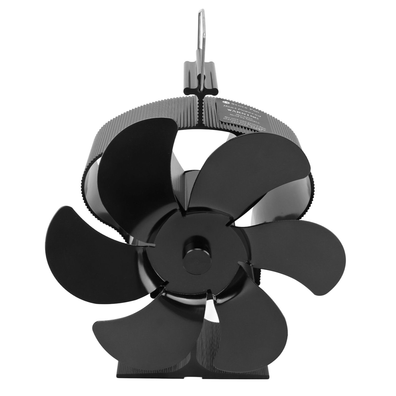 6 Blades Heat Powered Fireplace Fan Self Starting Eco Friendly Wood Stove Fan view 5