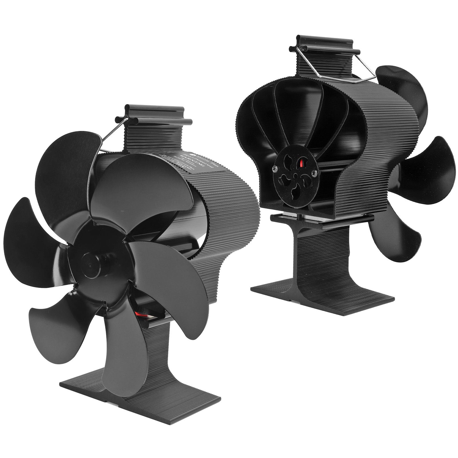 6 Blades Heat Powered Fireplace Fan Self Starting Eco Friendly Wood Stove Fan view 7