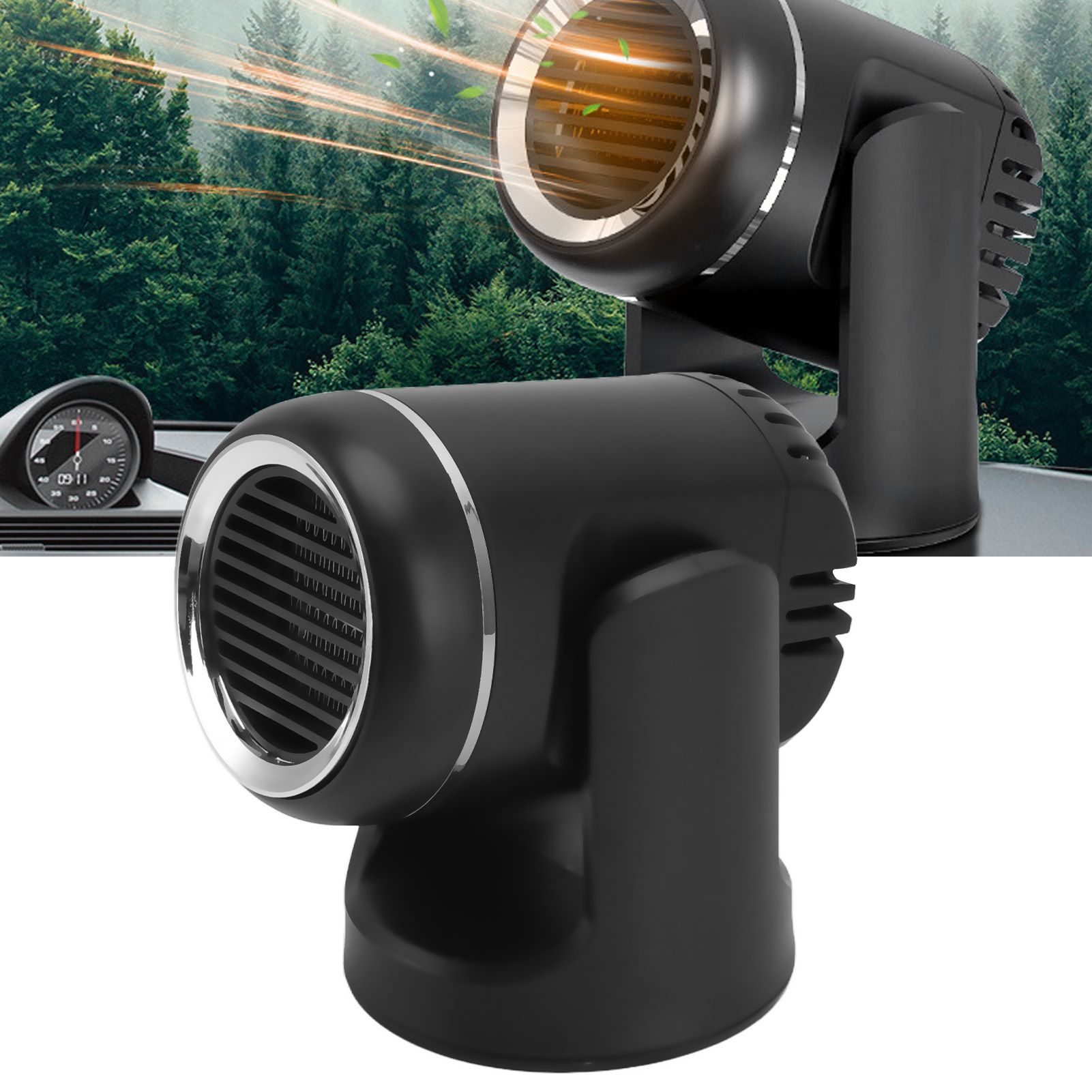 12V 120W Portable Car Heater Fast Heating Windshield Defroster Defogger for view 11