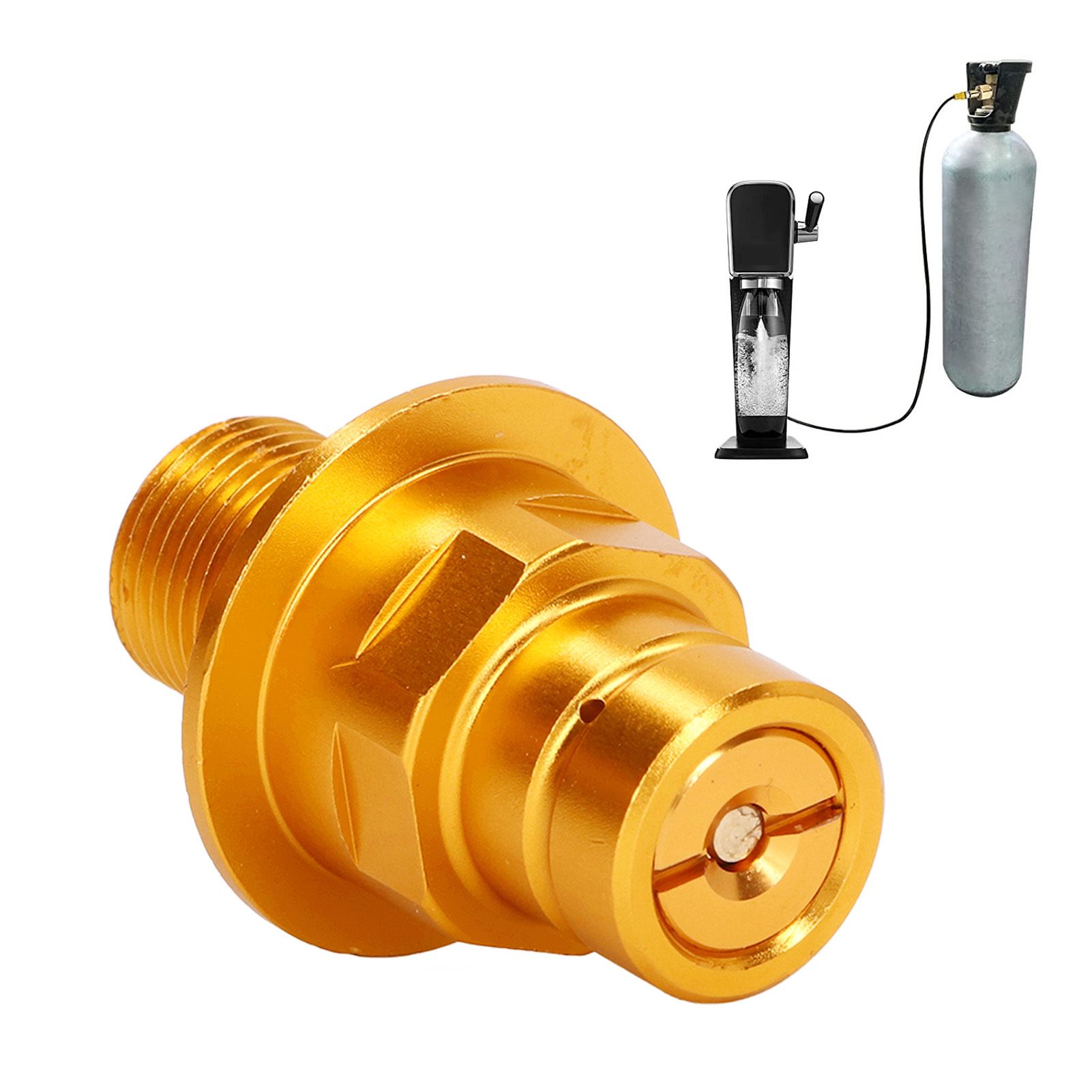 CO2 Adapater Copper Soda Machine Connector Adapter for Terra for Art Quick view 11
