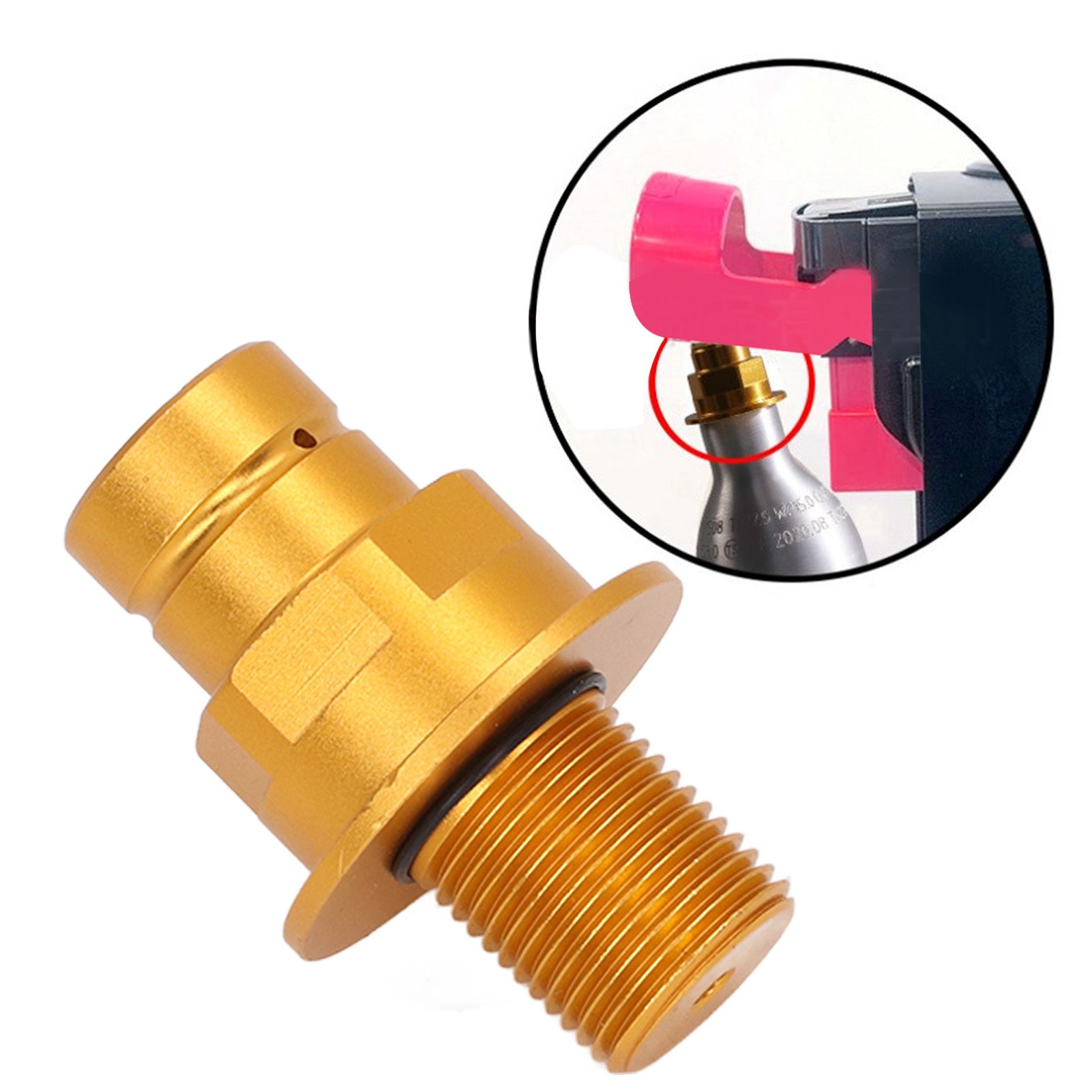 CO2 Adapater Copper Soda Machine Connector Adapter for Terra for Art Quick view 12