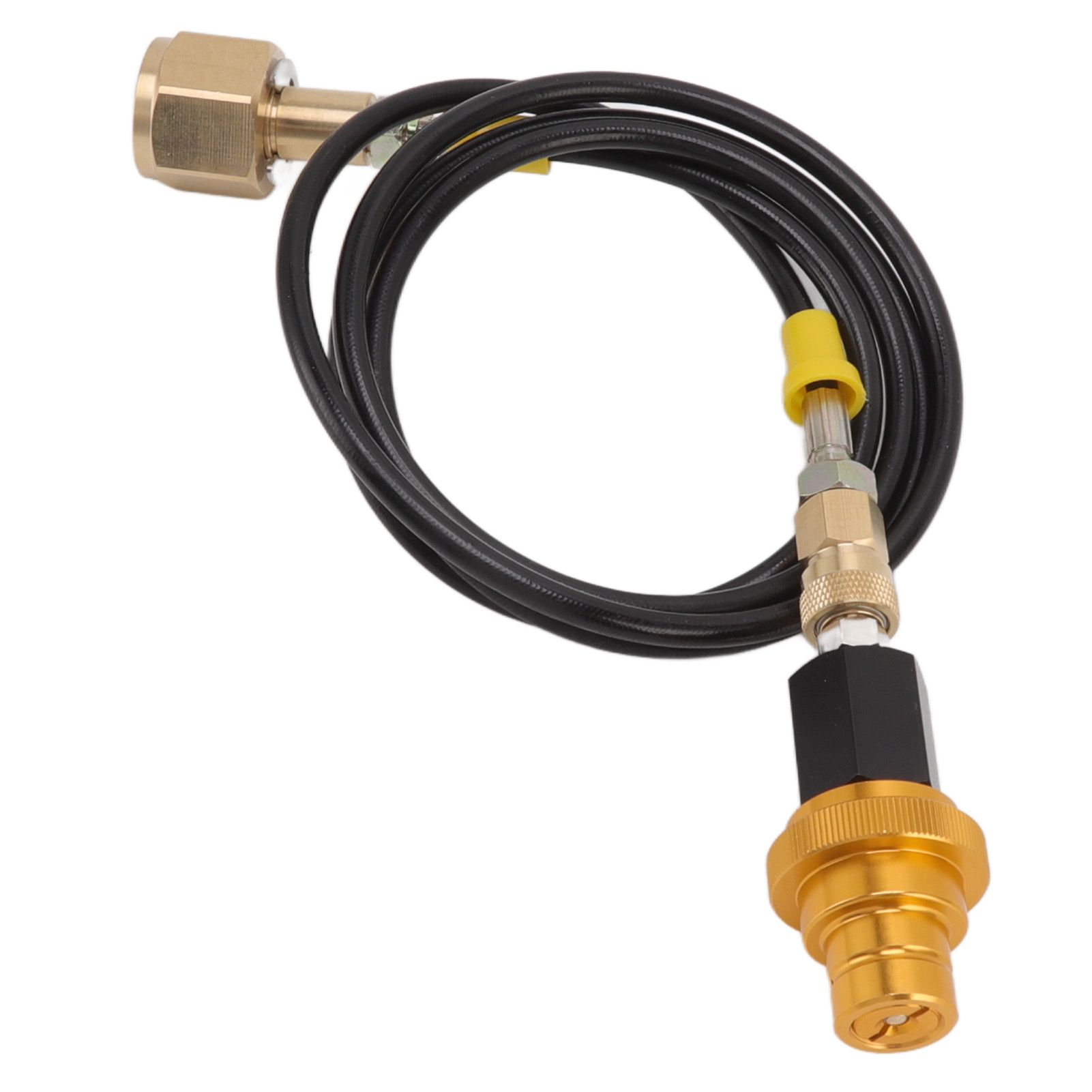 Soda Machine Adapter Hose Kit 1.5m Black Soda Adapter Hose with Gold Quick view 5