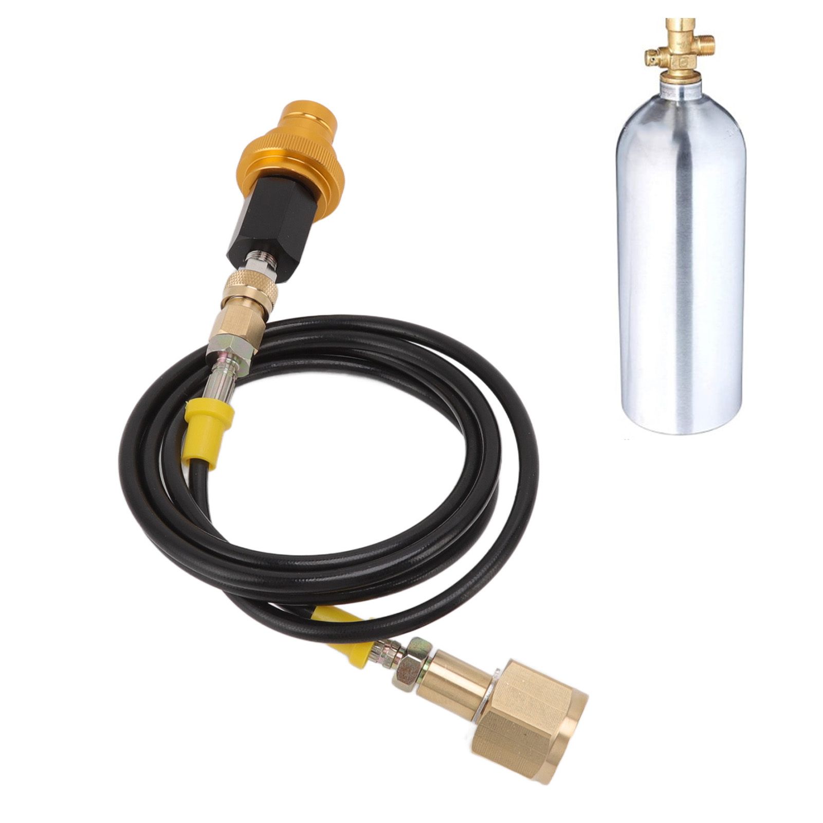 Soda Machine Adapter Hose Kit 1.5m Black Soda Adapter Hose with Gold Quick view 12