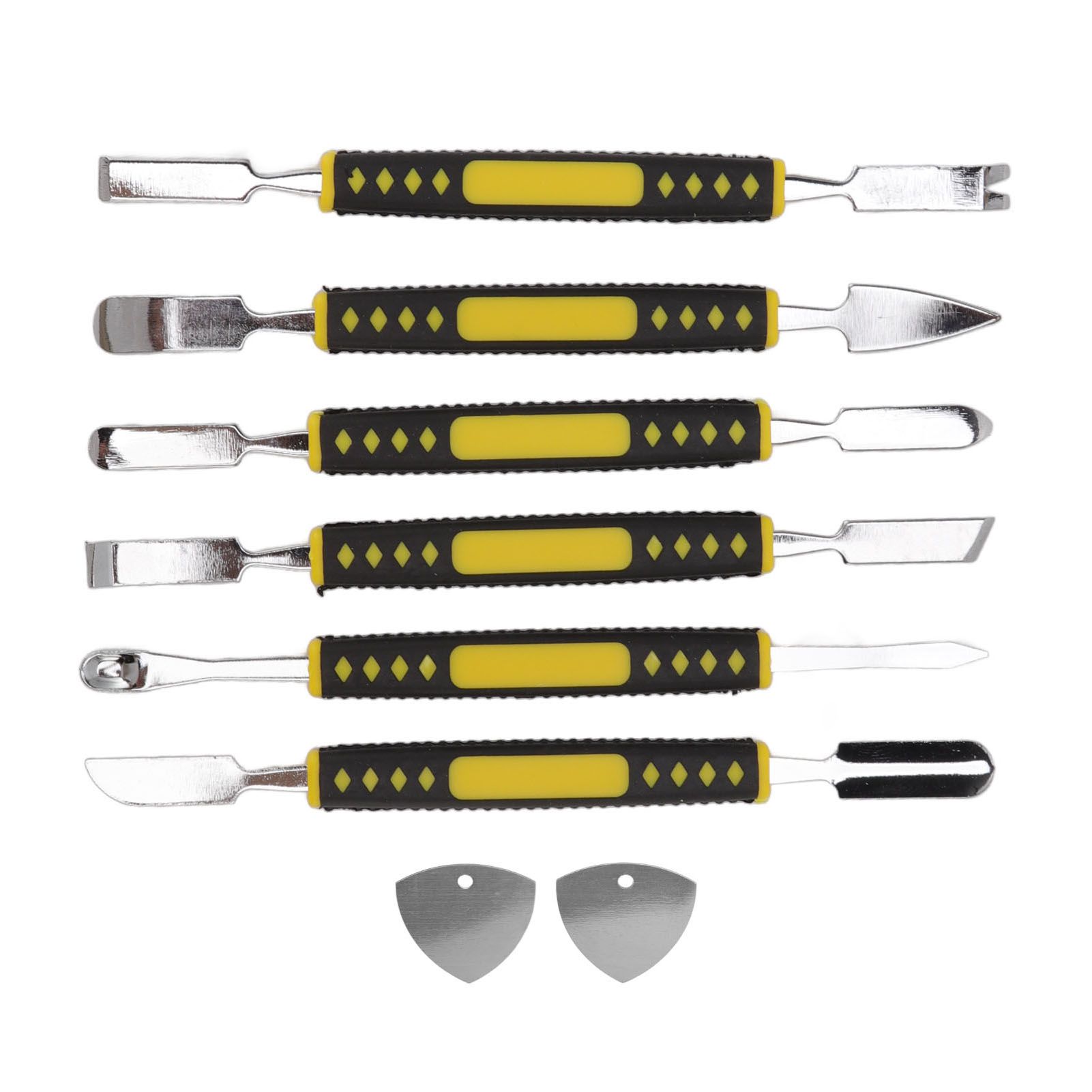 6Pcs Spudger Opening Pry Tool ABS Handle Alloy Steel Bar for Electronic view 2
