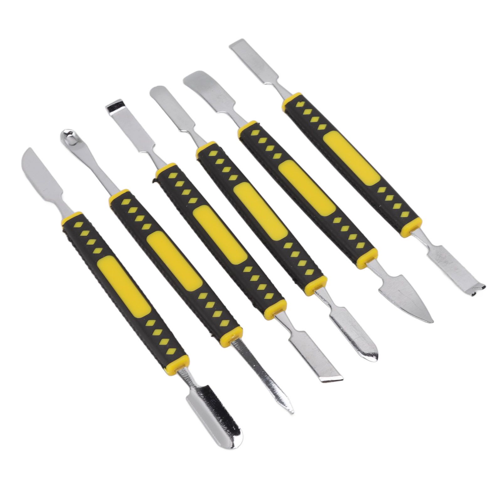 6Pcs Spudger Opening Pry Tool ABS Handle Alloy Steel Bar for Electronic view 4