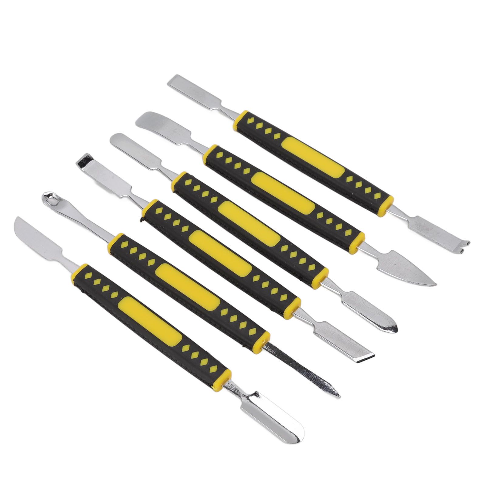 6Pcs Spudger Opening Pry Tool ABS Handle Alloy Steel Bar for Electronic view 5