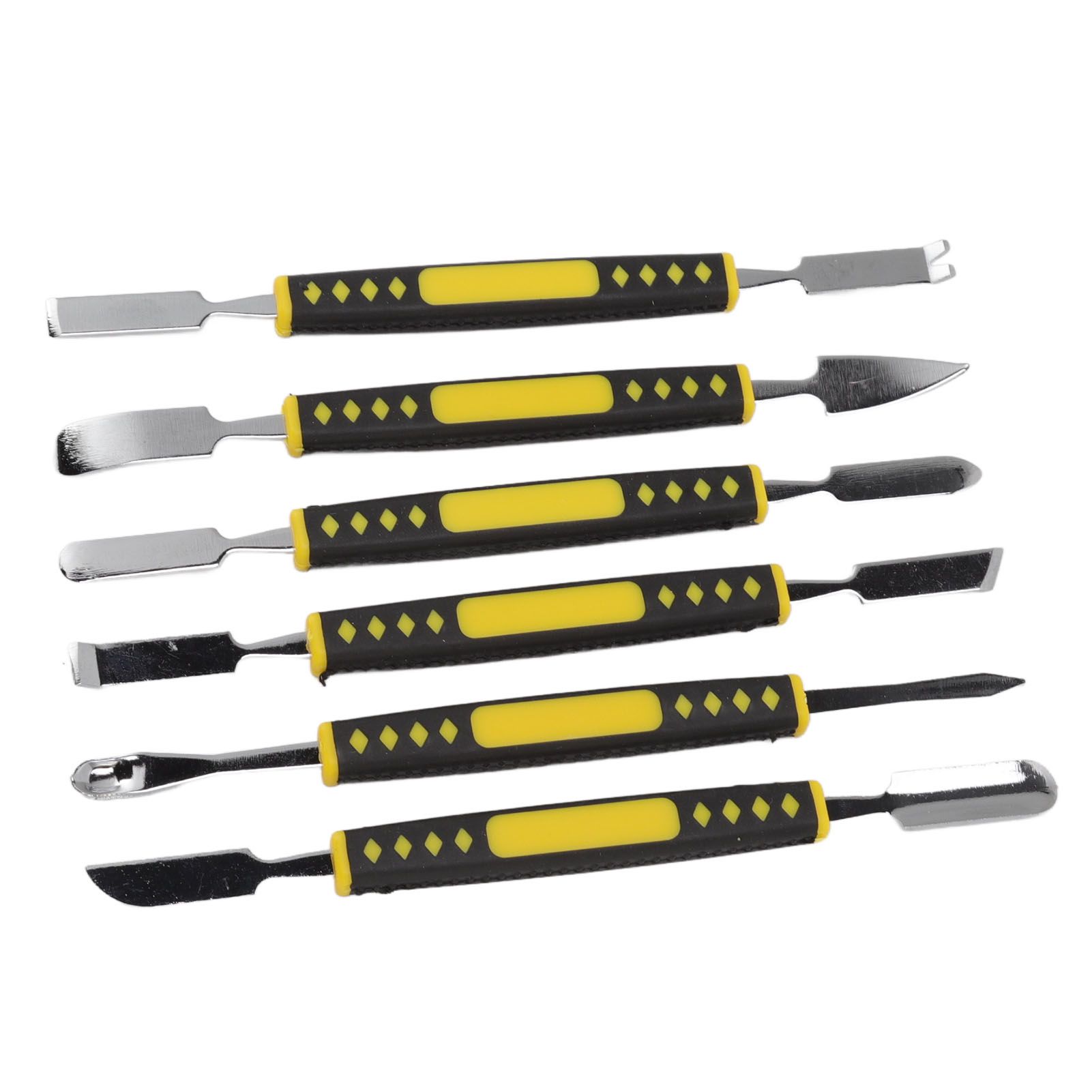 6Pcs Spudger Opening Pry Tool ABS Handle Alloy Steel Bar for Electronic view 6