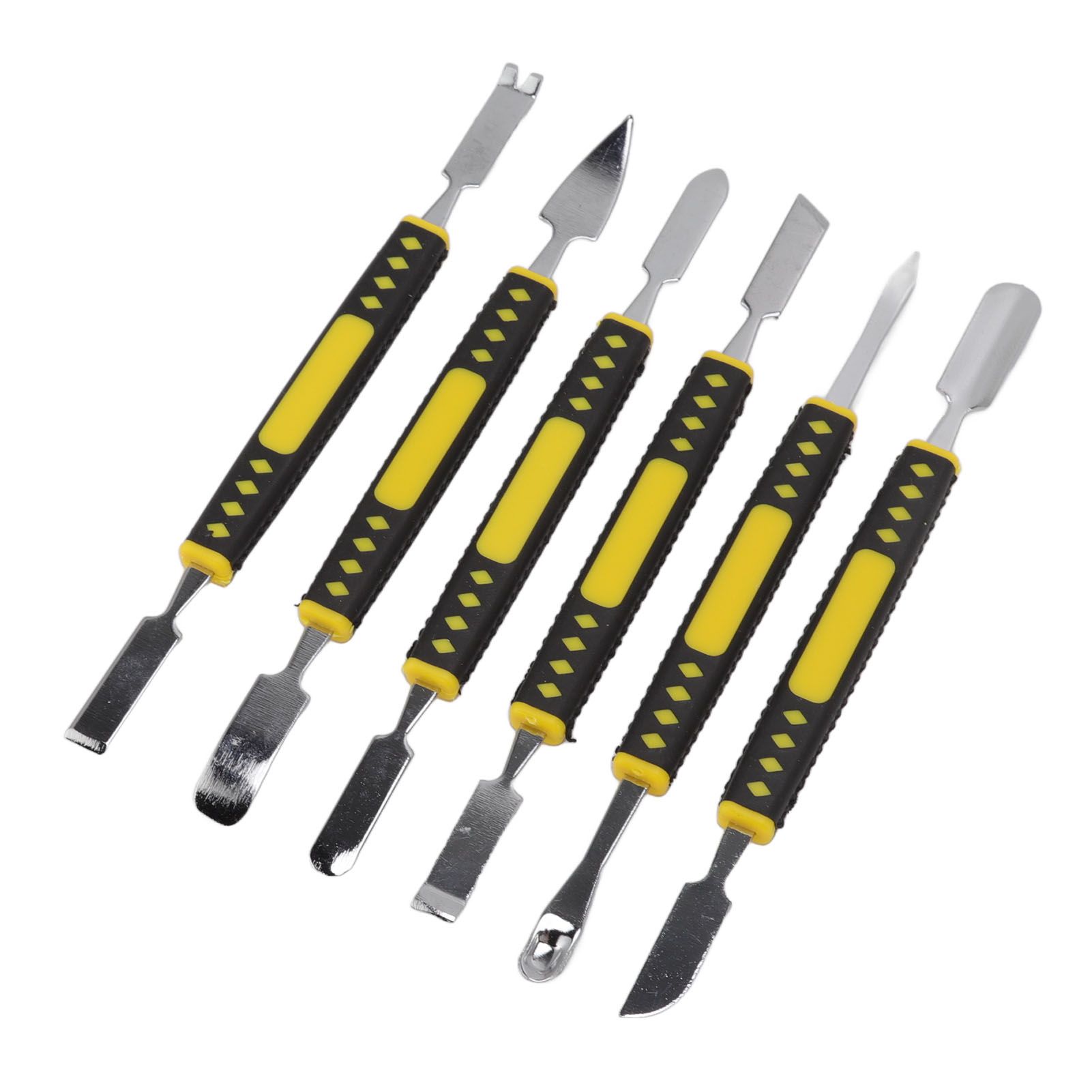 6Pcs Spudger Opening Pry Tool ABS Handle Alloy Steel Bar for Electronic view 8