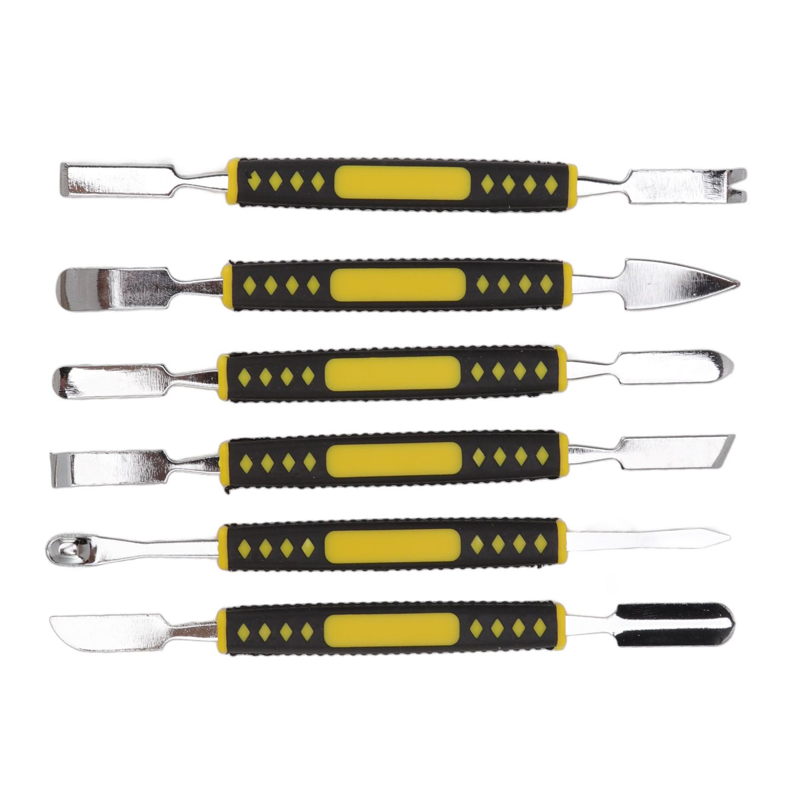 6Pcs Spudger Opening Pry Tool ABS Handle Alloy Steel Bar for Electronic view 9