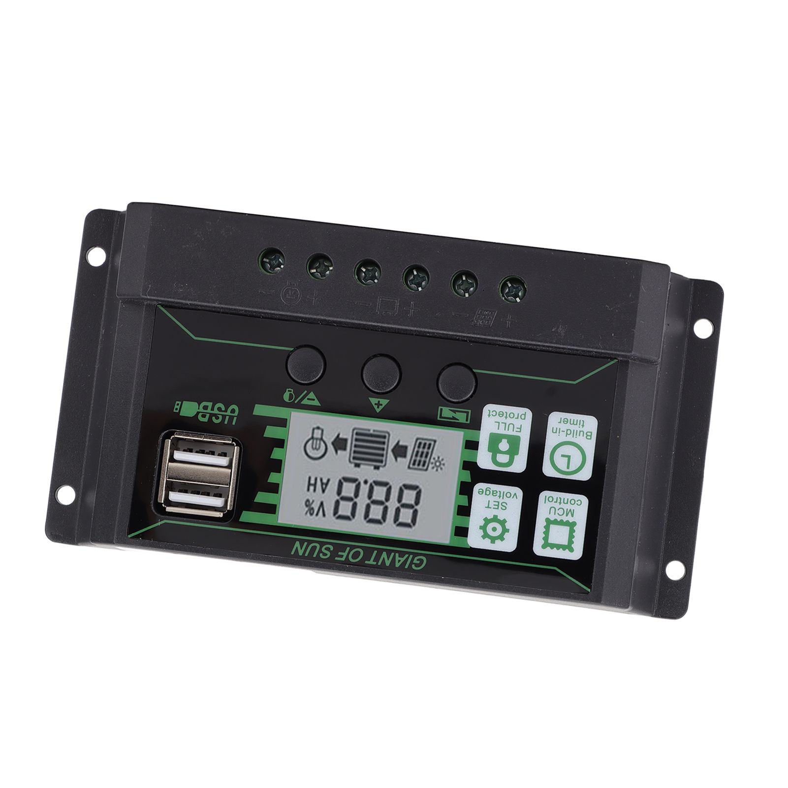 Solar Charge Controller Dual USB Automatic Identification PWM PV Panel Charger view 8