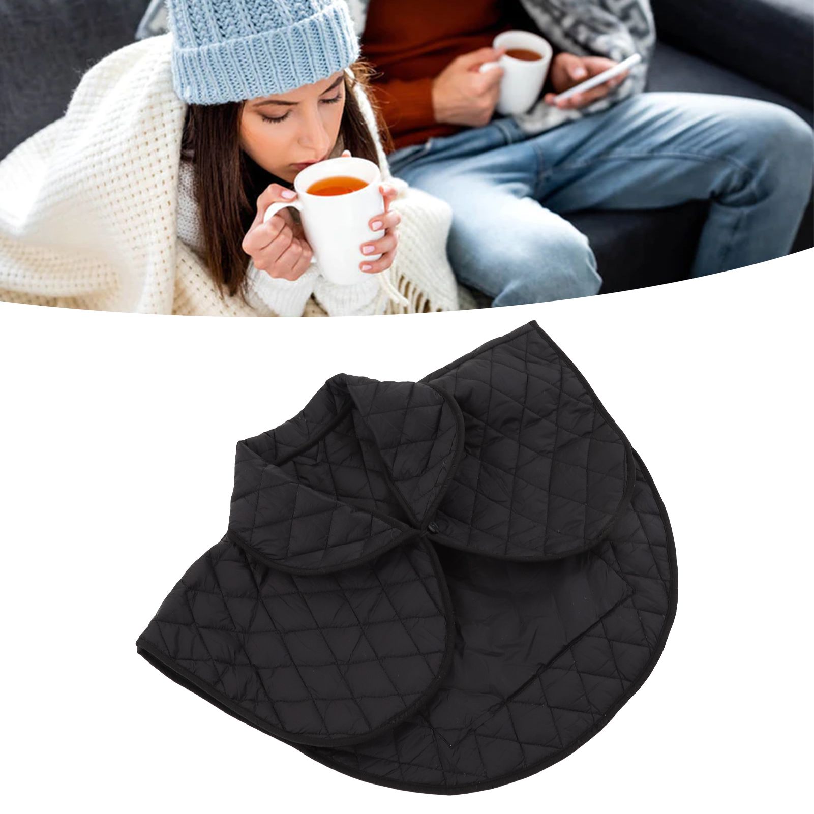 Shoulder Heating Pad Cold Proof Polyester Fiber USB Power Supply Unisex view 12