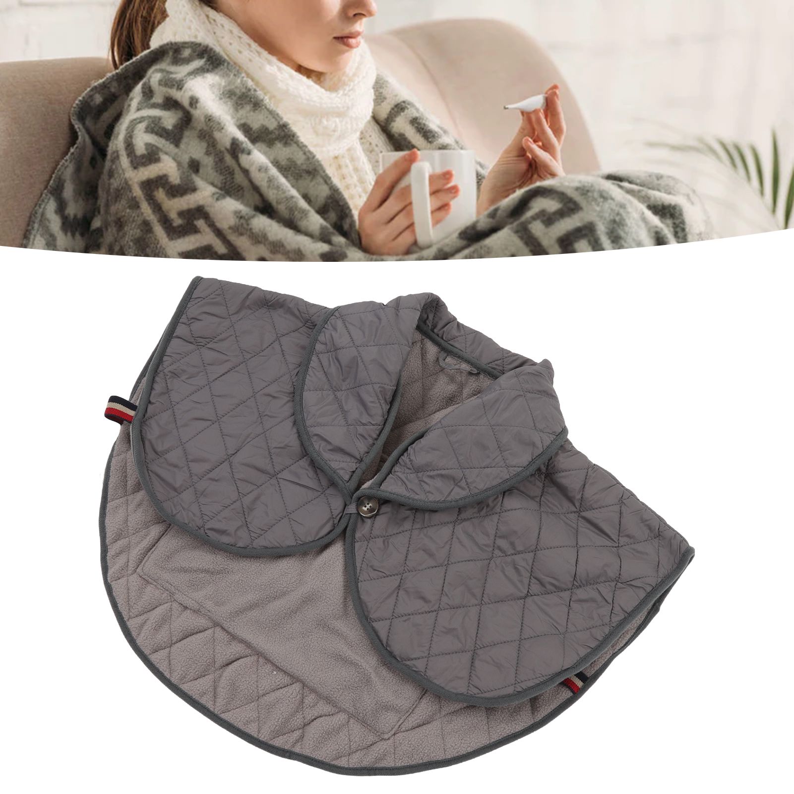 Shoulder Heating Pad Cold Proof Polyester Fiber USB Power Supply Unisex view 11