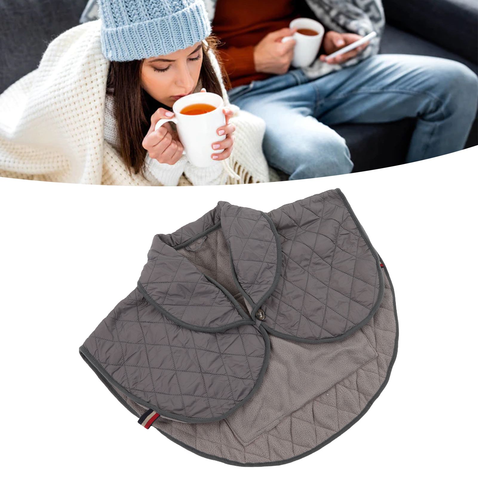 Shoulder Heating Pad Cold Proof Polyester Fiber USB Power Supply Unisex view 12