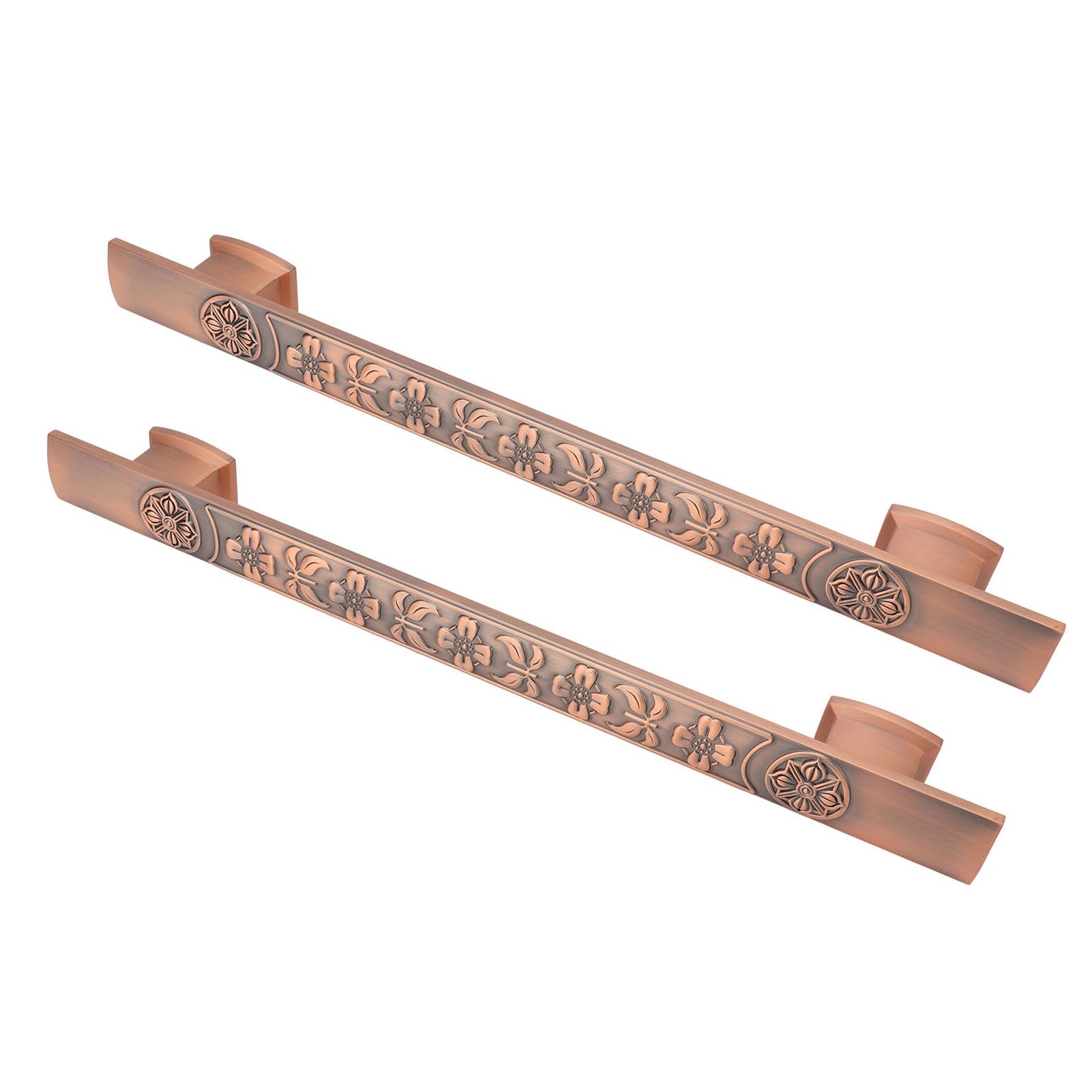 2Pcs Retro Push Door Handles Zinc Alloy European Vintage Door Pull Handle for view 7
