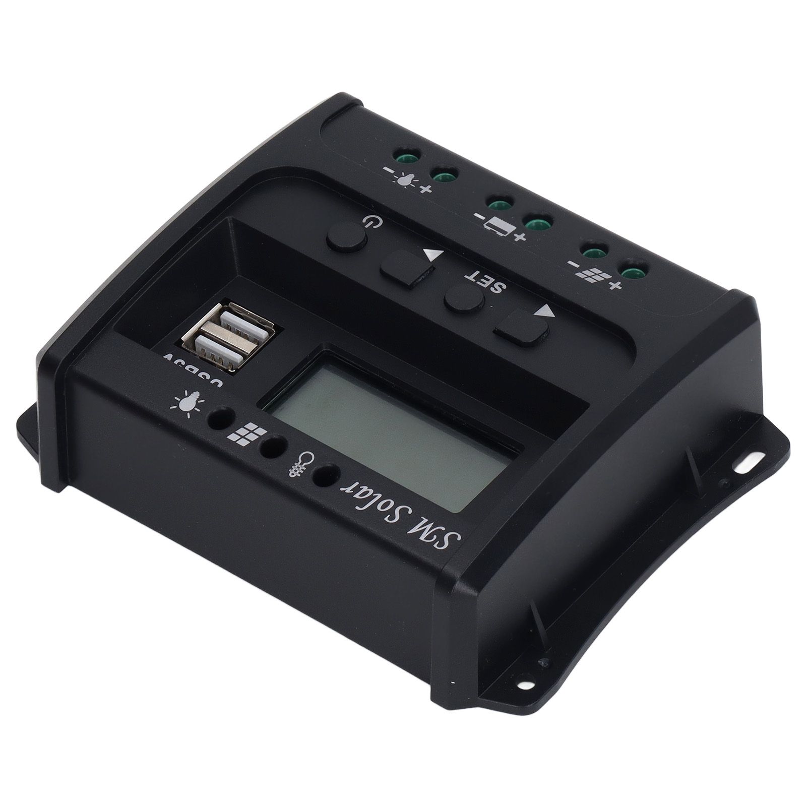 Solar Panel Controller 3 Stage PWM Charging Intelligent Microcontroller ABS view 8