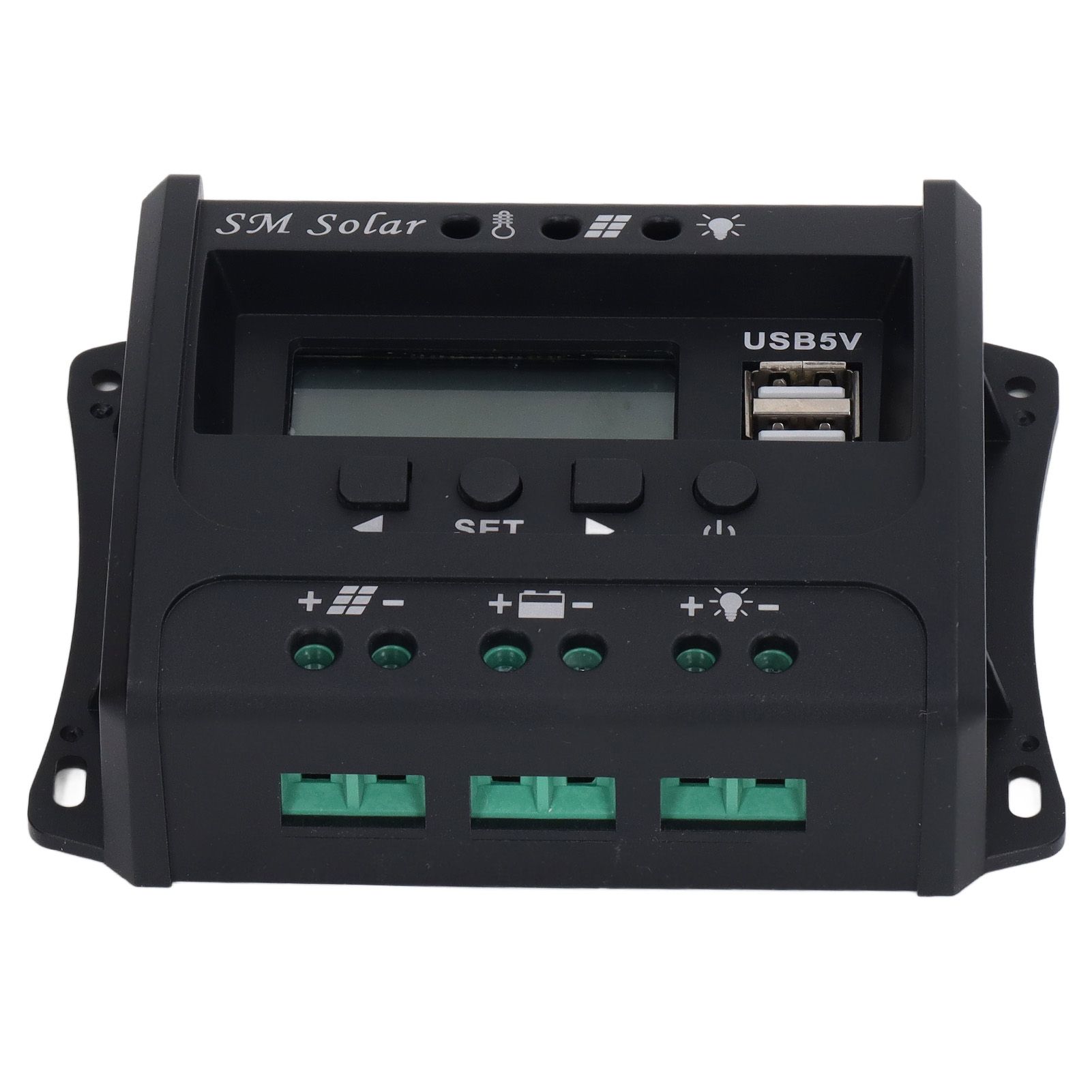 Solar Panel Controller 3 Stage PWM Charging Intelligent Microcontroller ABS view 10