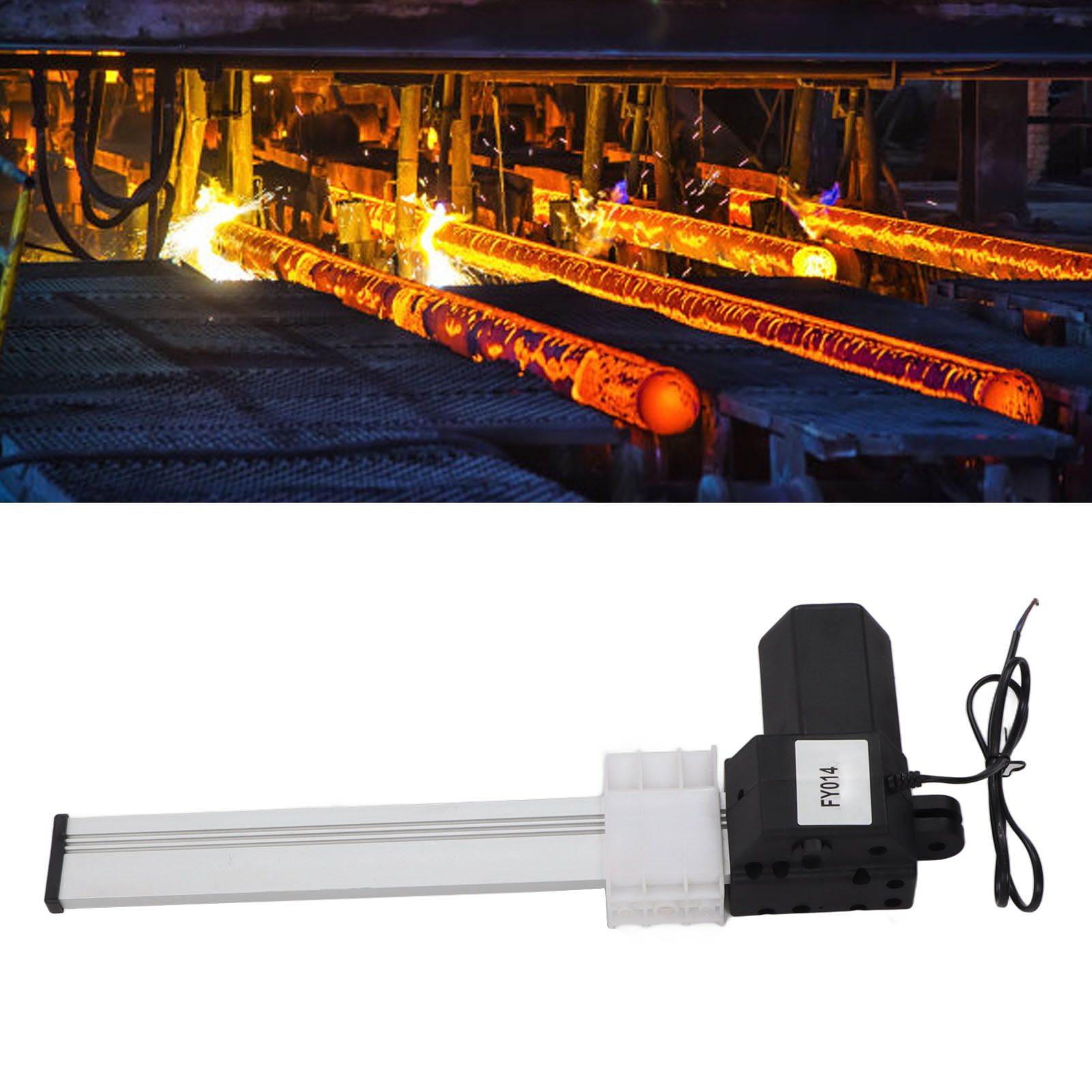 Fy014 Mini Electric Linear Actuator 24V Motor 249mm Stroke 4000N Force 4mm/s view 12