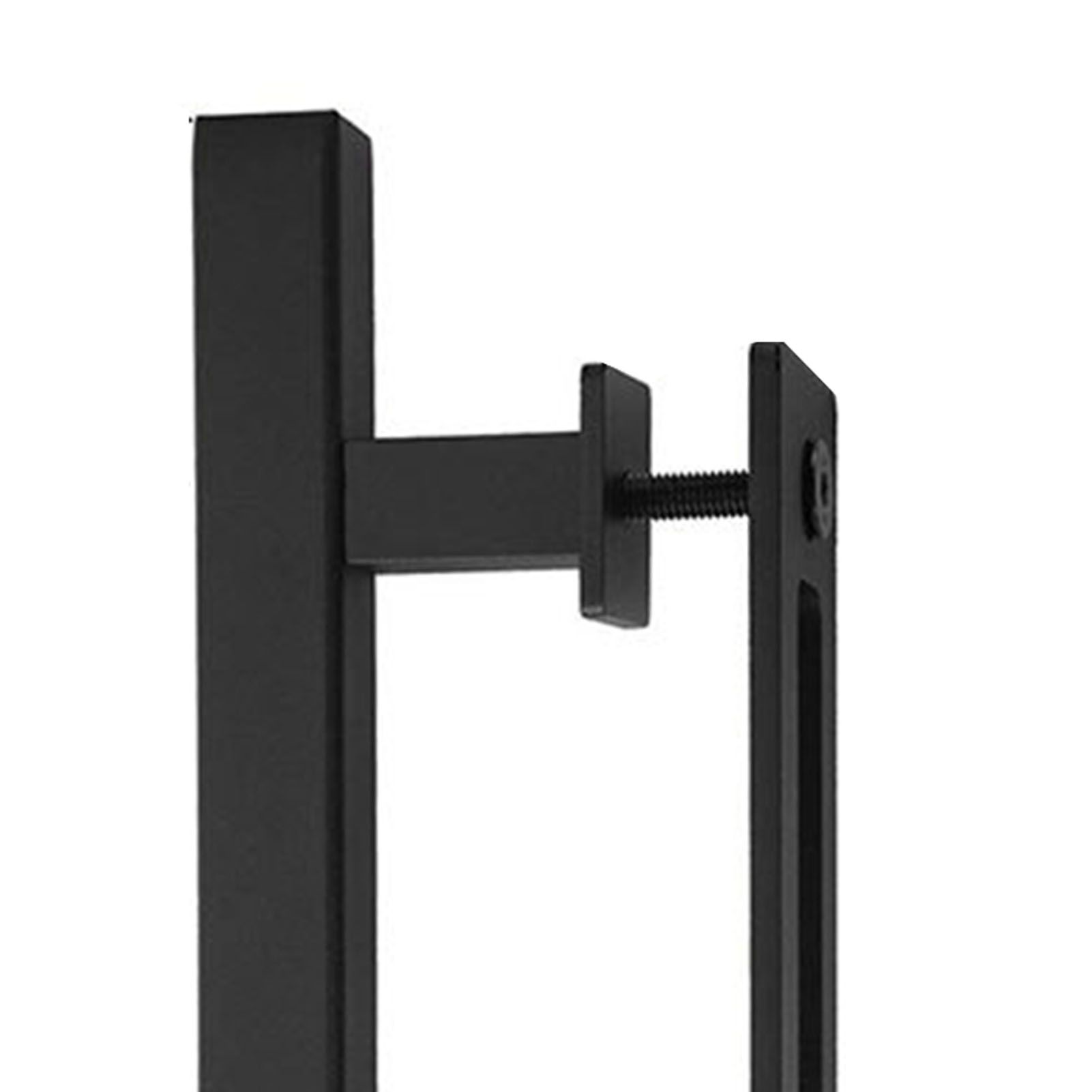 Sliding Barn Door Handle Carbon Steel 4.8mm Thick Double Sided Barn Door Push view 9