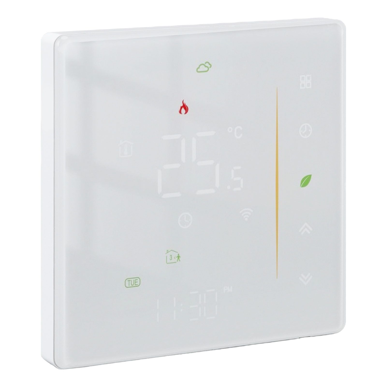 Household Smart Thermostat Programmable App Voice Control Electric Floor view 4