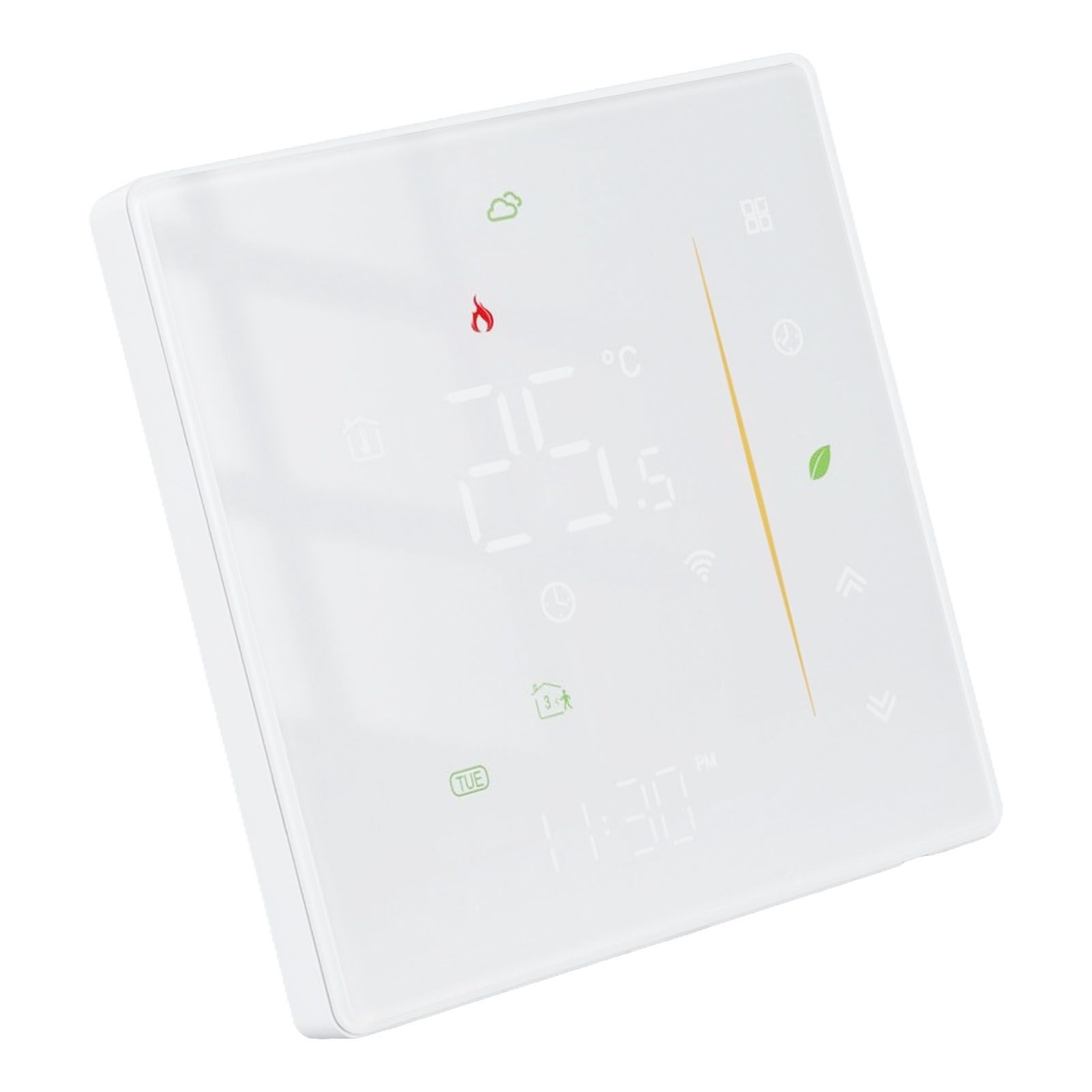 Household Smart Thermostat Programmable App Voice Control Electric Floor view 5