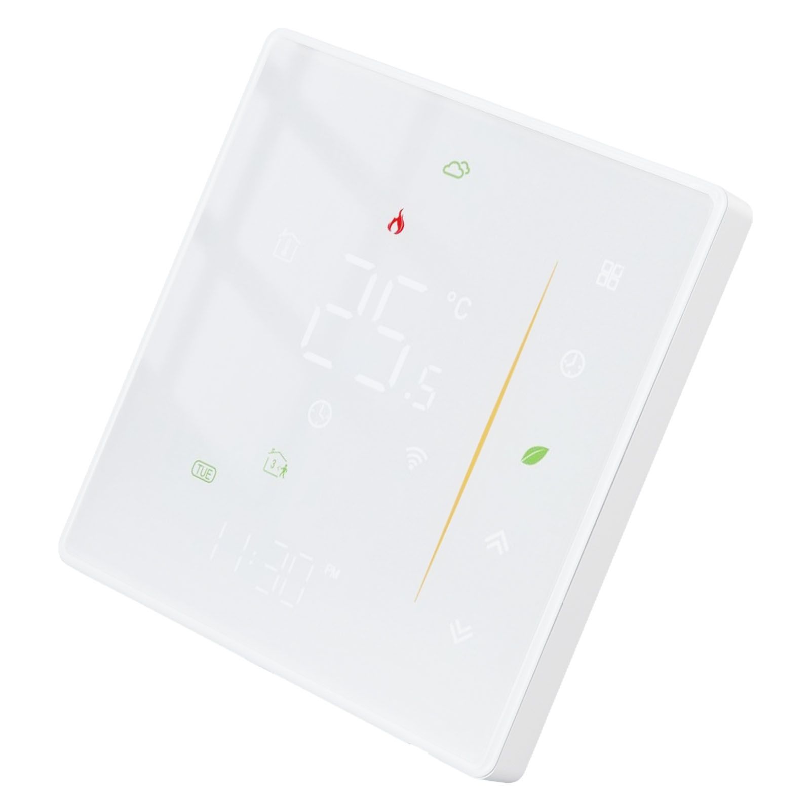 Household Smart Thermostat Programmable App Voice Control Electric Floor view 6