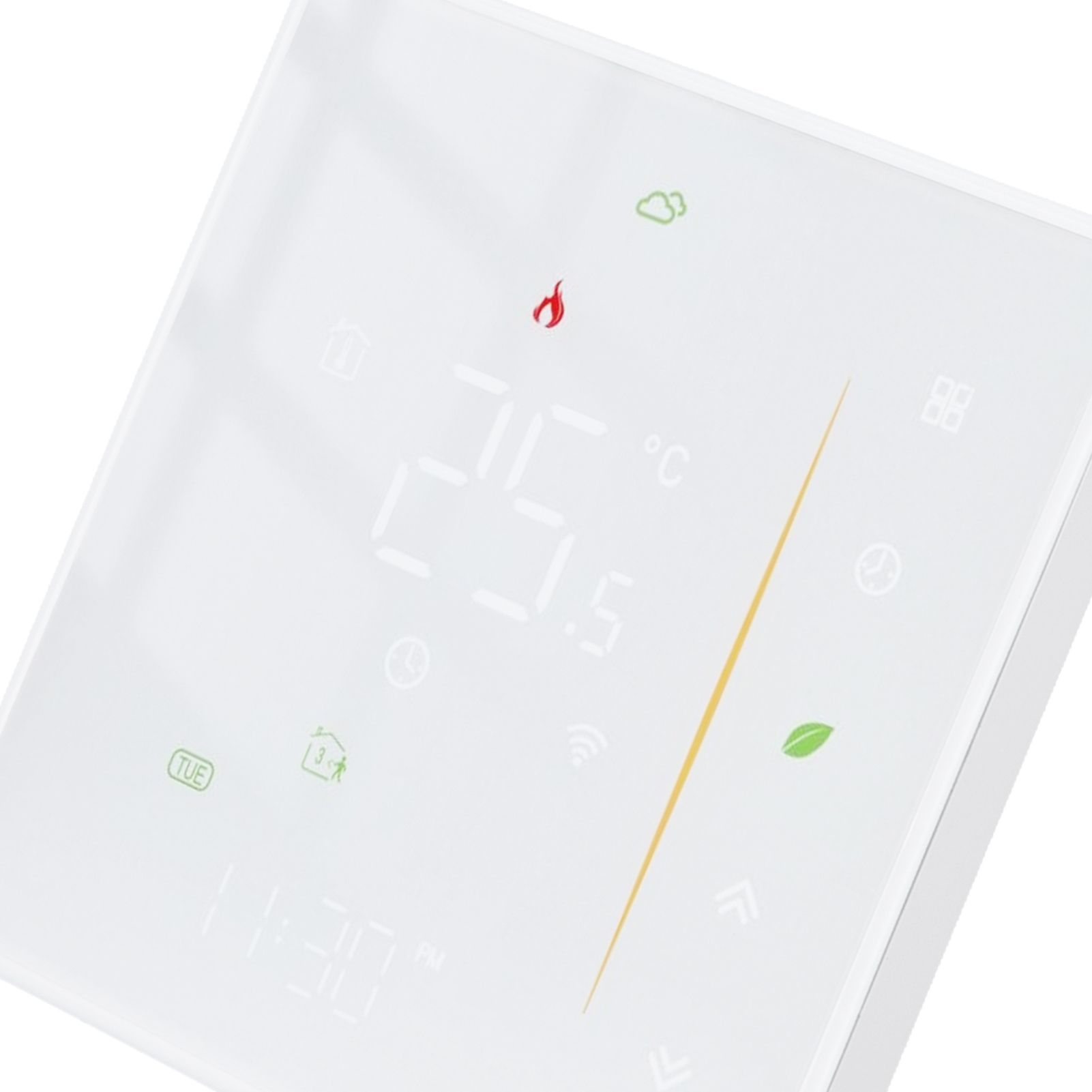 Household Smart Thermostat Programmable App Voice Control Electric Floor view 13