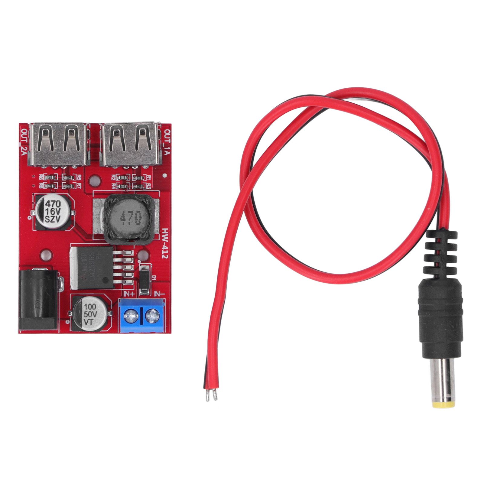 DC 6V‑30V to 5V Solar Controller Circuit Board Voltage Stabilizing Controller view 2