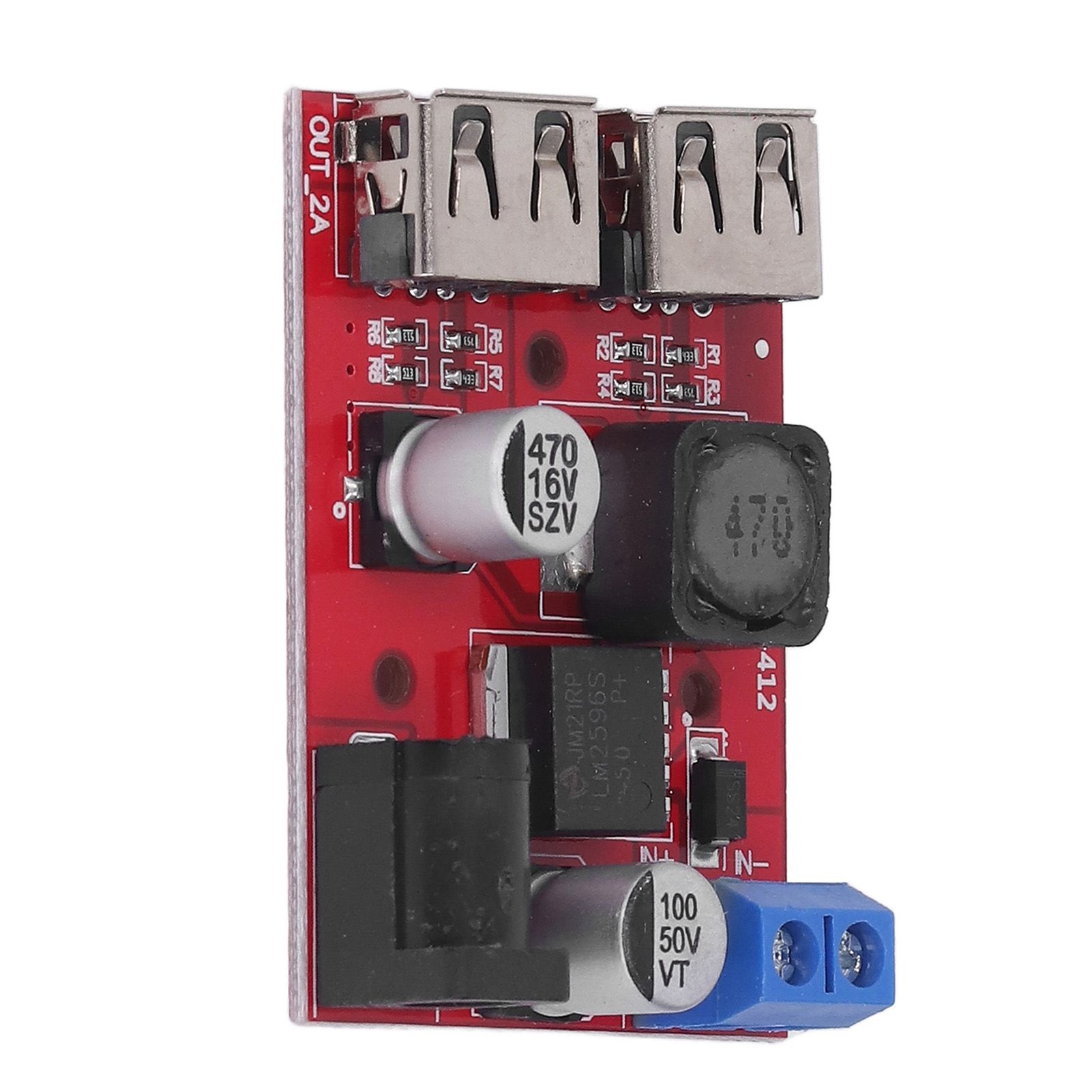 DC 6V‑30V to 5V Solar Controller Circuit Board Voltage Stabilizing Controller view 3