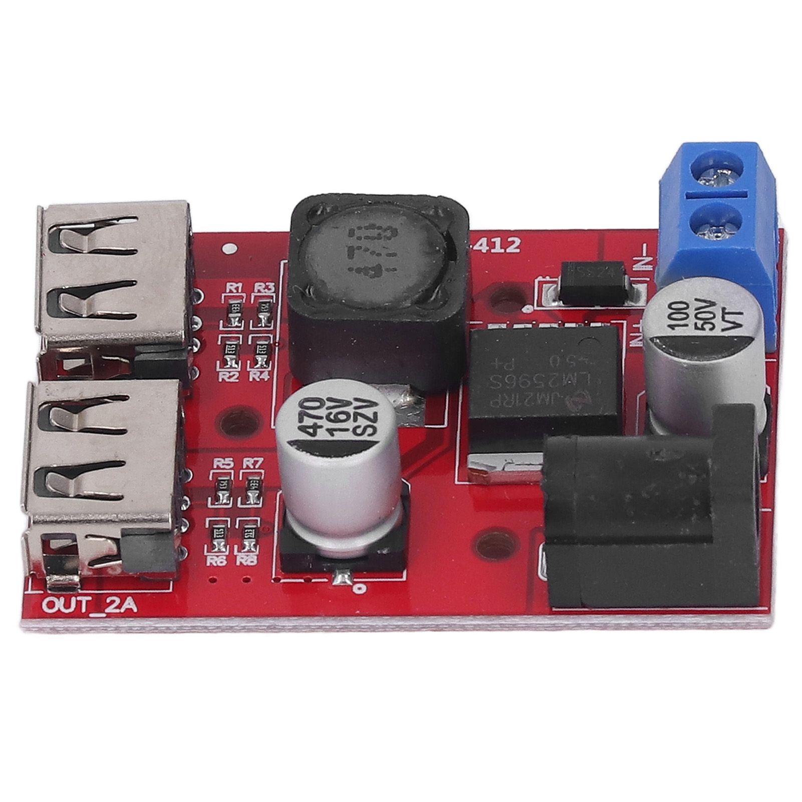 DC 6V‑30V to 5V Solar Controller Circuit Board Voltage Stabilizing Controller view 4
