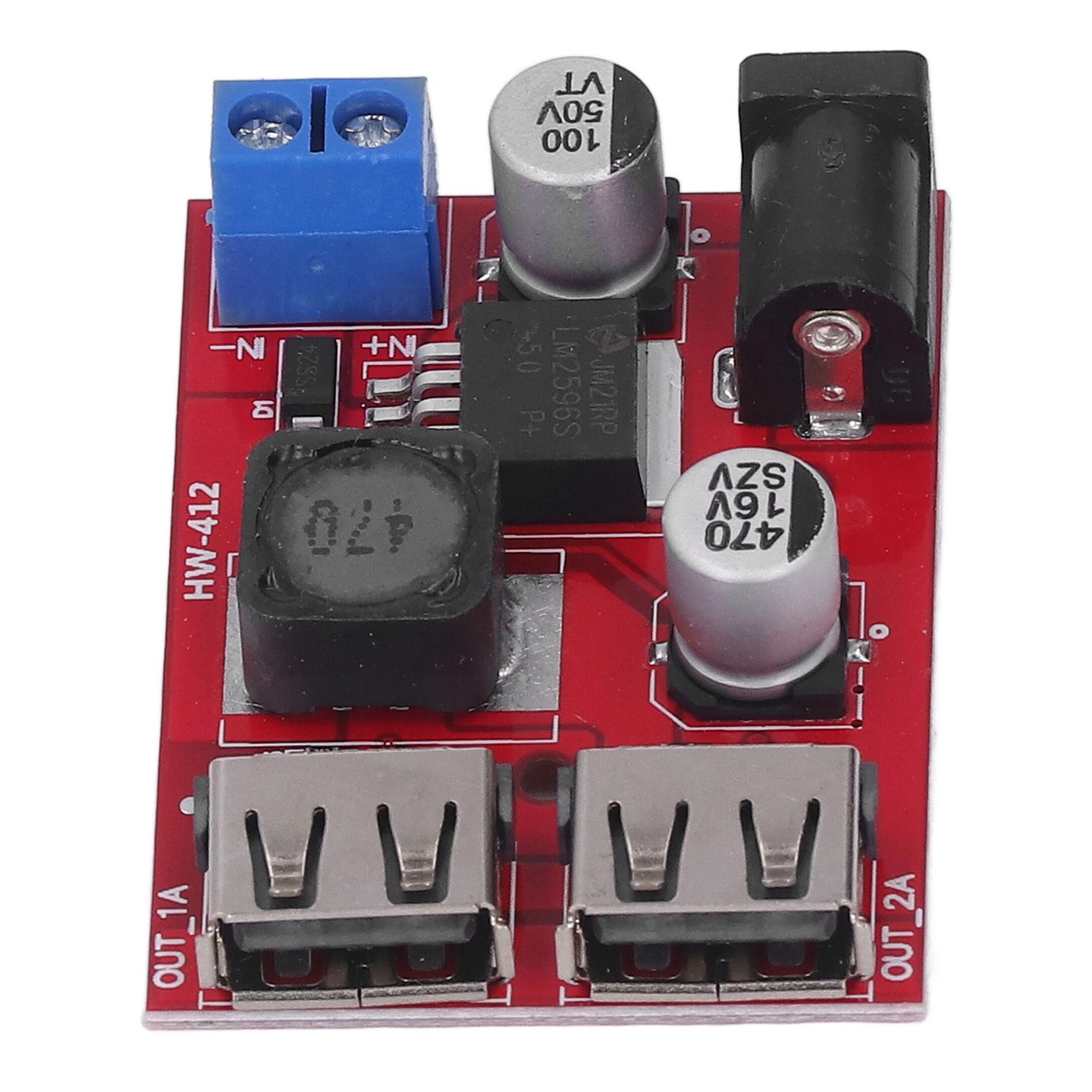 DC 6V‑30V to 5V Solar Controller Circuit Board Voltage Stabilizing Controller view 7