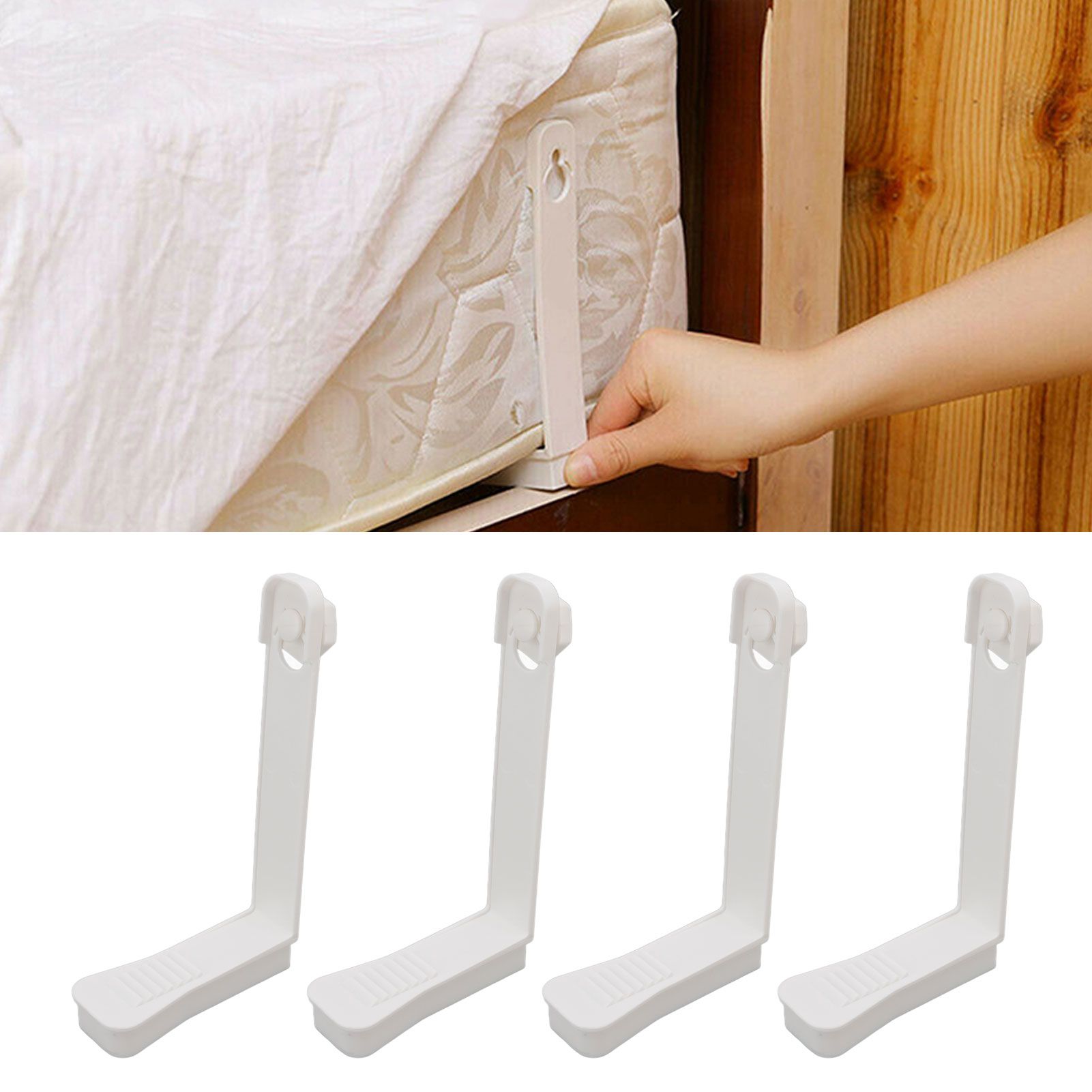 4Pcs Bed Sheet Holders Clips Waterproof Skid Resistance Strong Clamping Force view 11