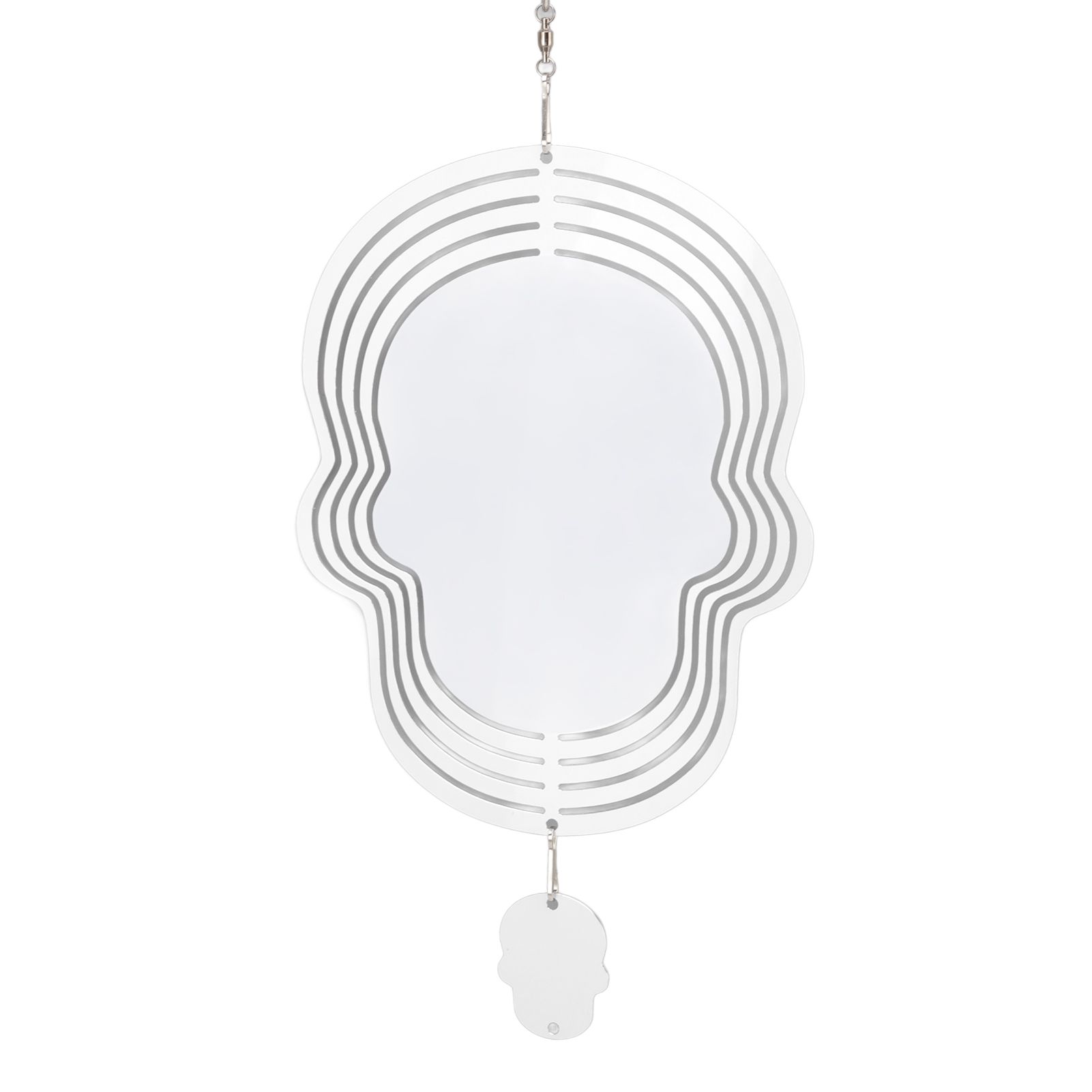Wind Chime White Simple Delicate Decorative Weather Resistance Ornament for view 5