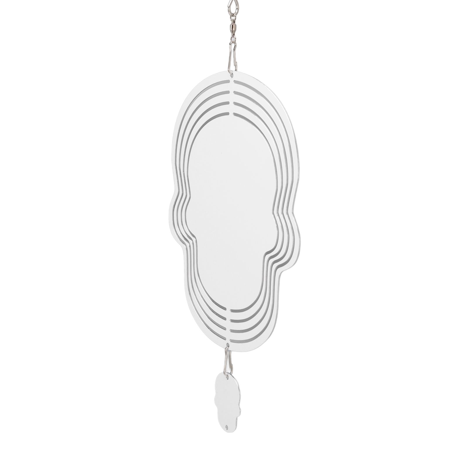 Wind Chime White Simple Delicate Decorative Weather Resistance Ornament for view 7