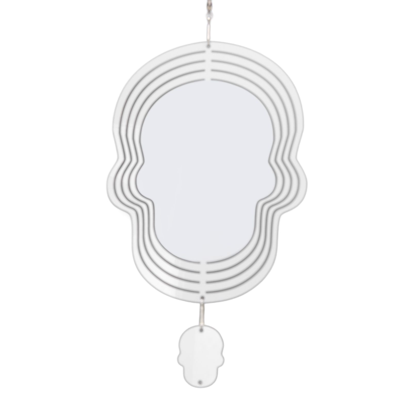 Wind Chime White Simple Delicate Decorative Weather Resistance Ornament for view 8