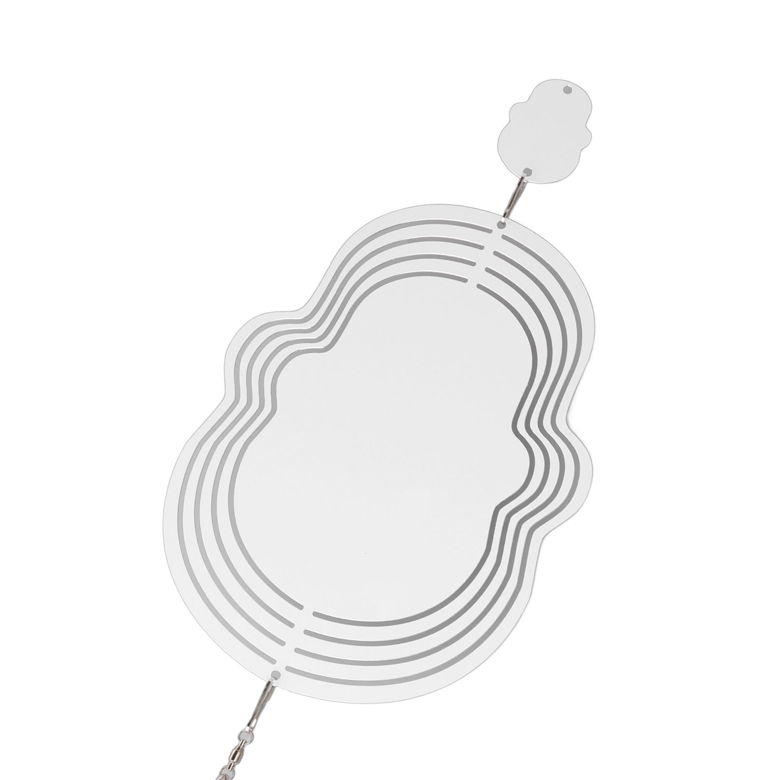Wind Chime White Simple Delicate Decorative Weather Resistance Ornament for view 9